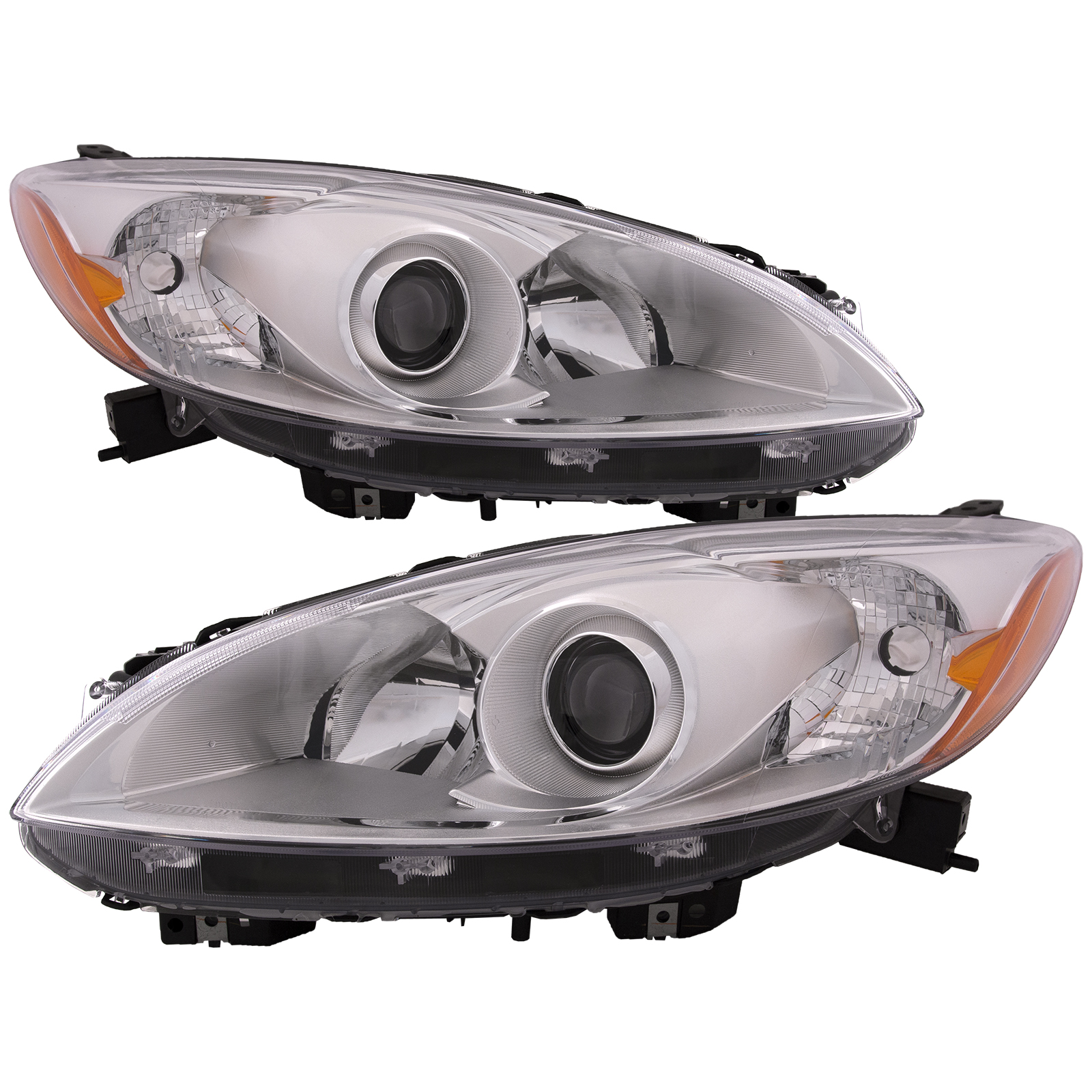 Headlight Set For 12-17 Mazda 5; CAPA Certified