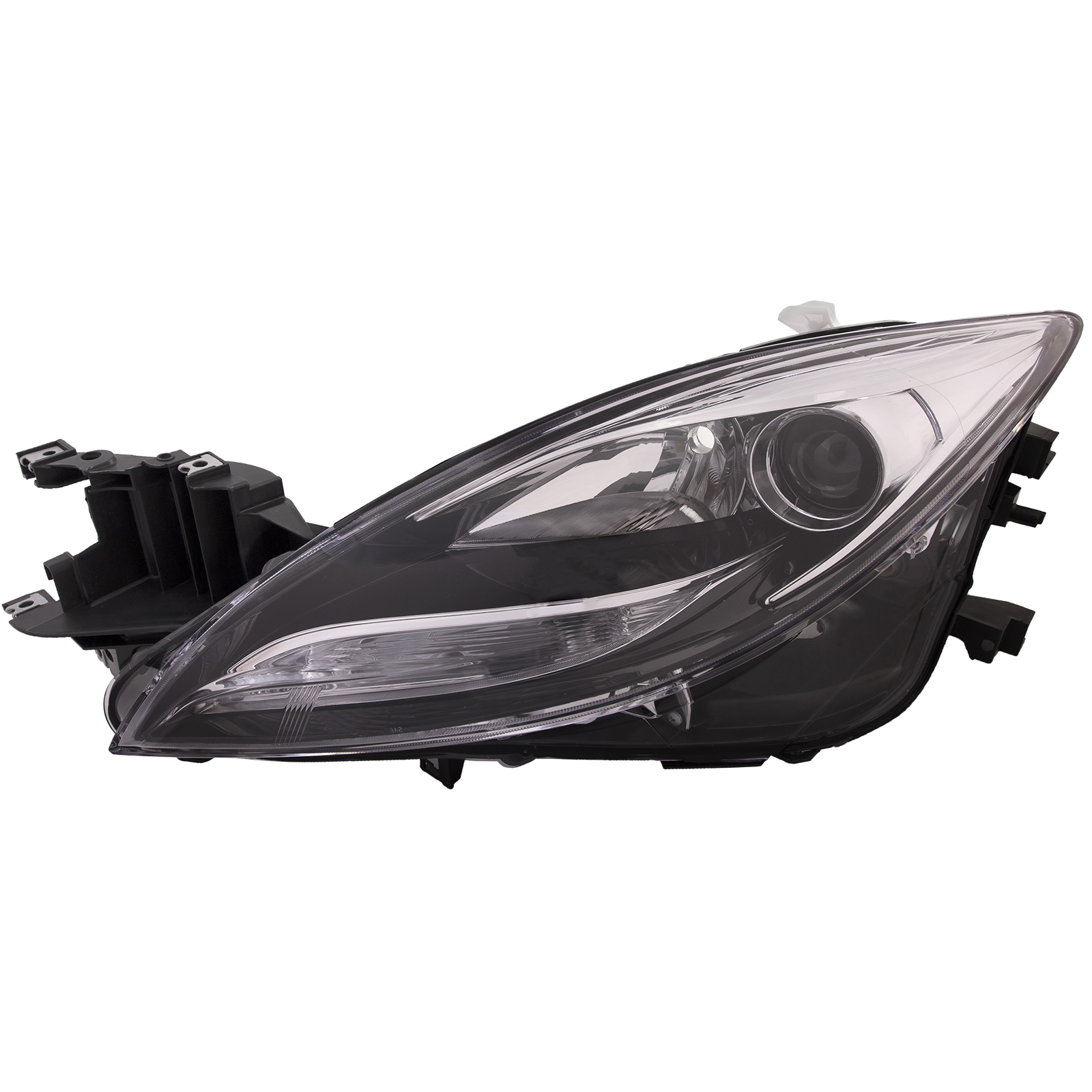 Left Driver Side Headlight For 11-13 Mazda 6; CAPA Certified