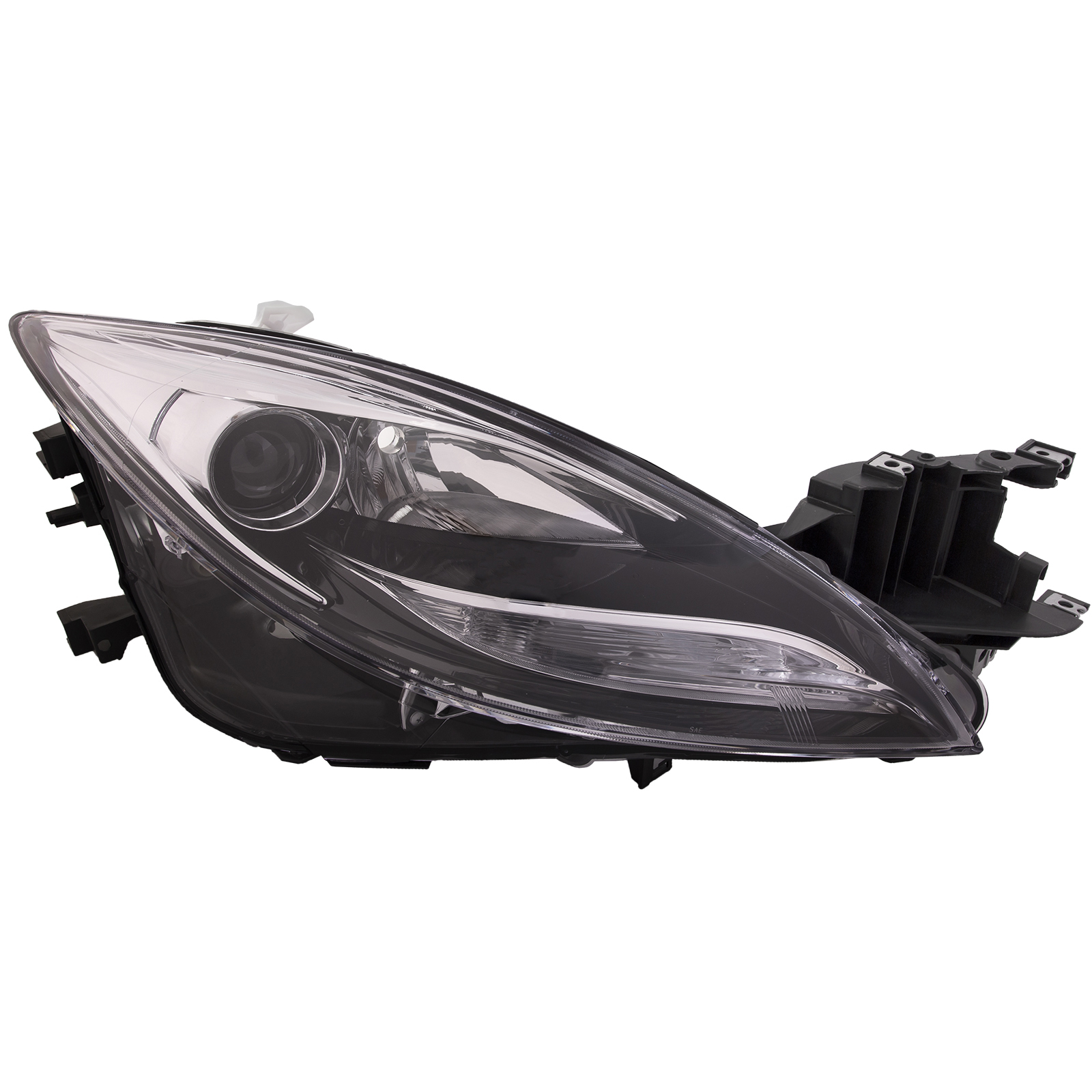 Right Passenger Side Headlight For 11-13 Mazda 6; CAPA Certified