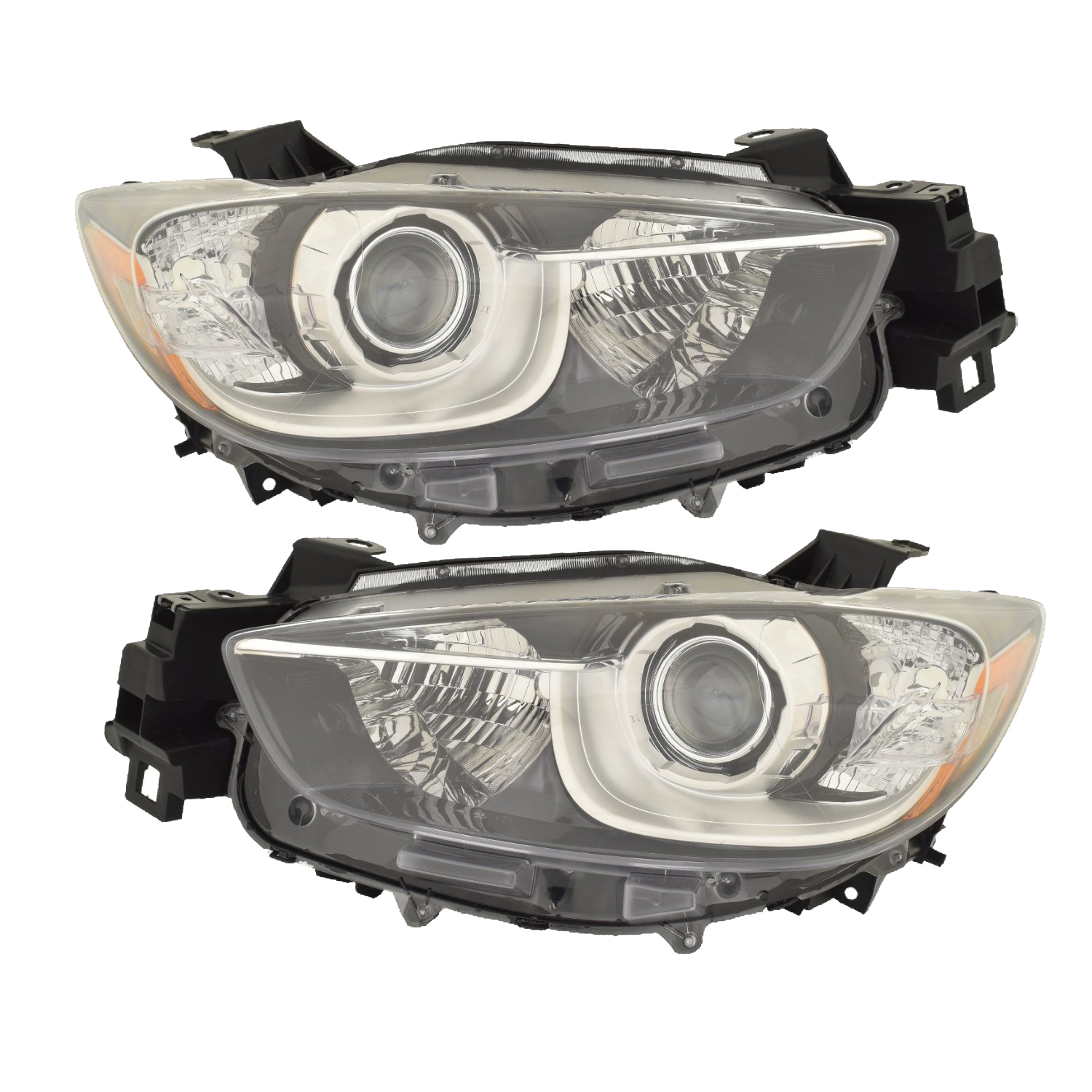Headlight Set For 13-15 Mazda CX-5; CAPA Certified