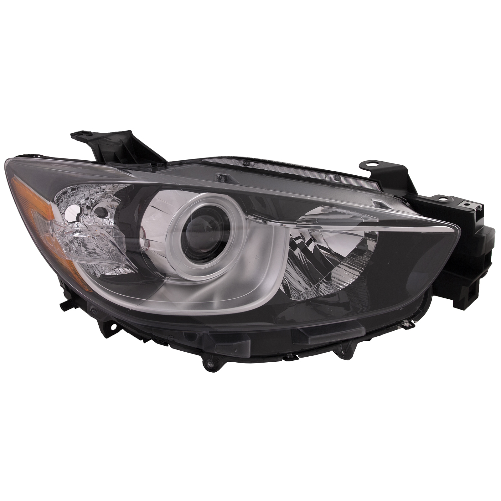 Right Passenger Side Headlight For 13-16 Mazda CX-5; CAPA Certified
