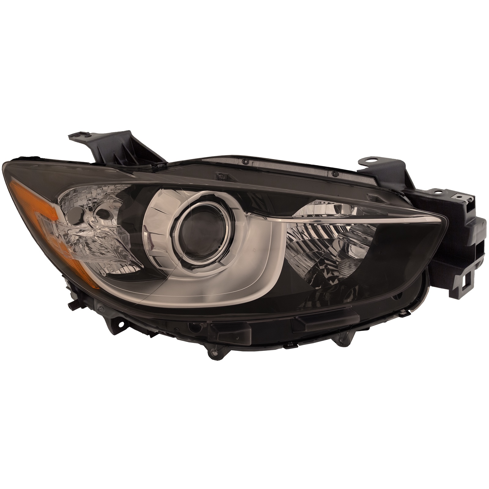 Right Passenger Side Headlight For 13-15 Mazda CX-5; CAPA Certified