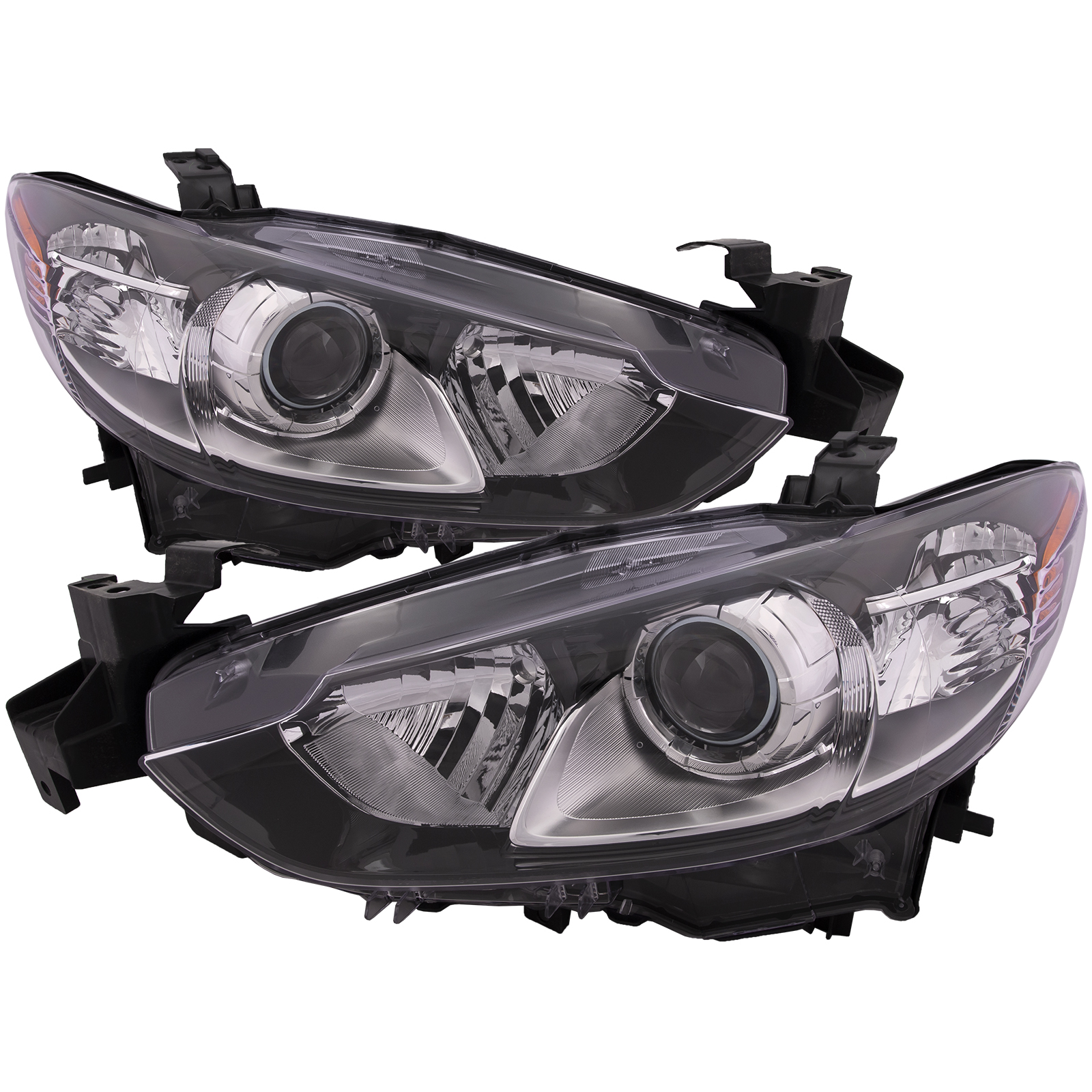 Headlight Set For 14-20 Mazda 6; CAPA Certified