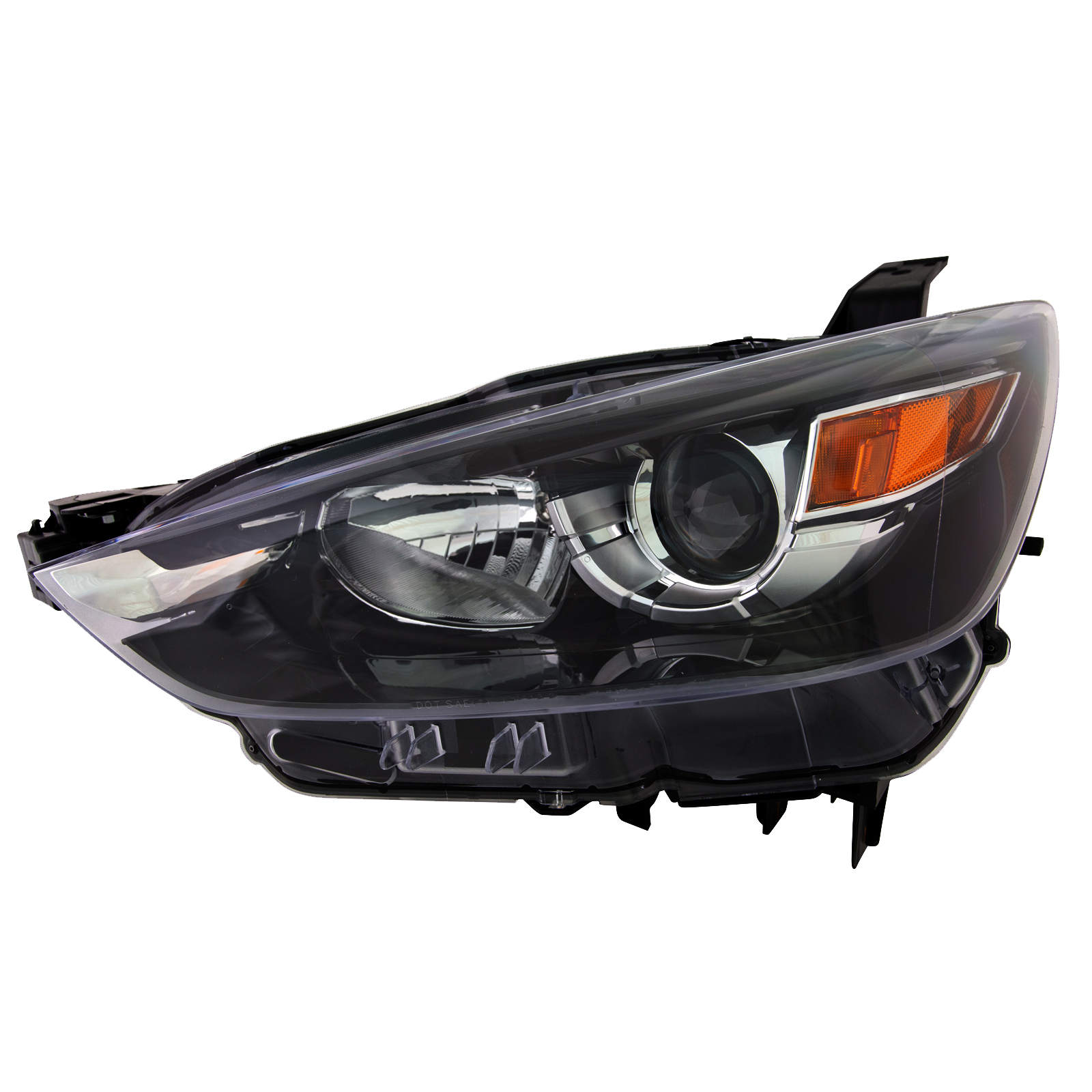 Left Driver Side Headlight For 16-22 Mazda CX-3; CAPA Certified