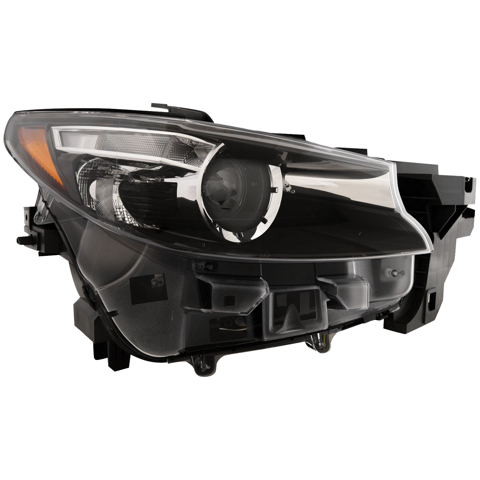 Right Passenger Side Headlight For 16-23 Mazda CX-9; CAPA Certified