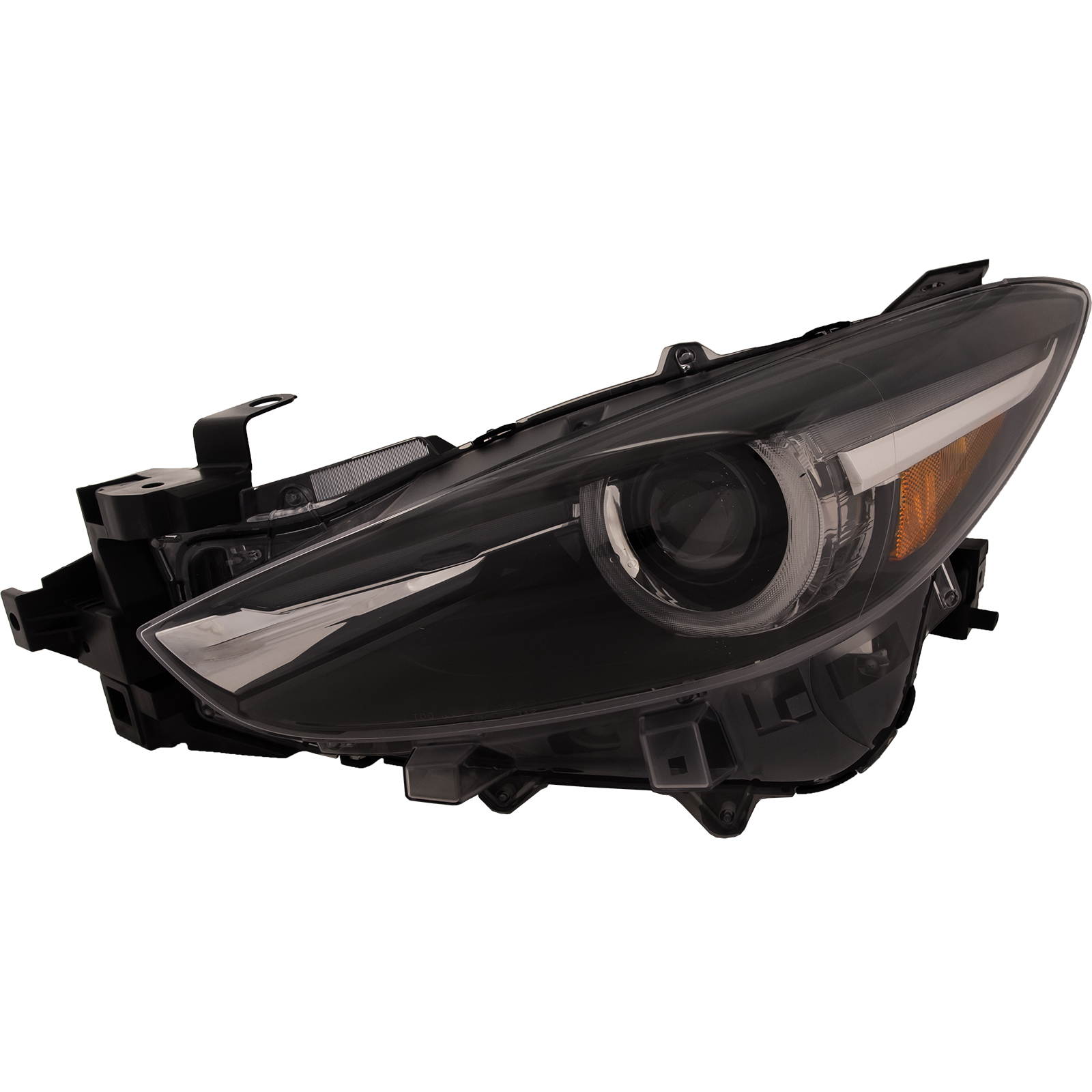 Left Driver Side Headlight For 17-18 Mazda 3; CAPA Certified