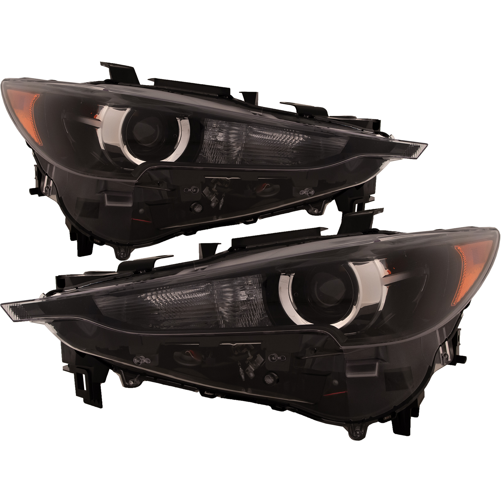 Headlight Set For 17-21 Mazda CX-5; CAPA Certified