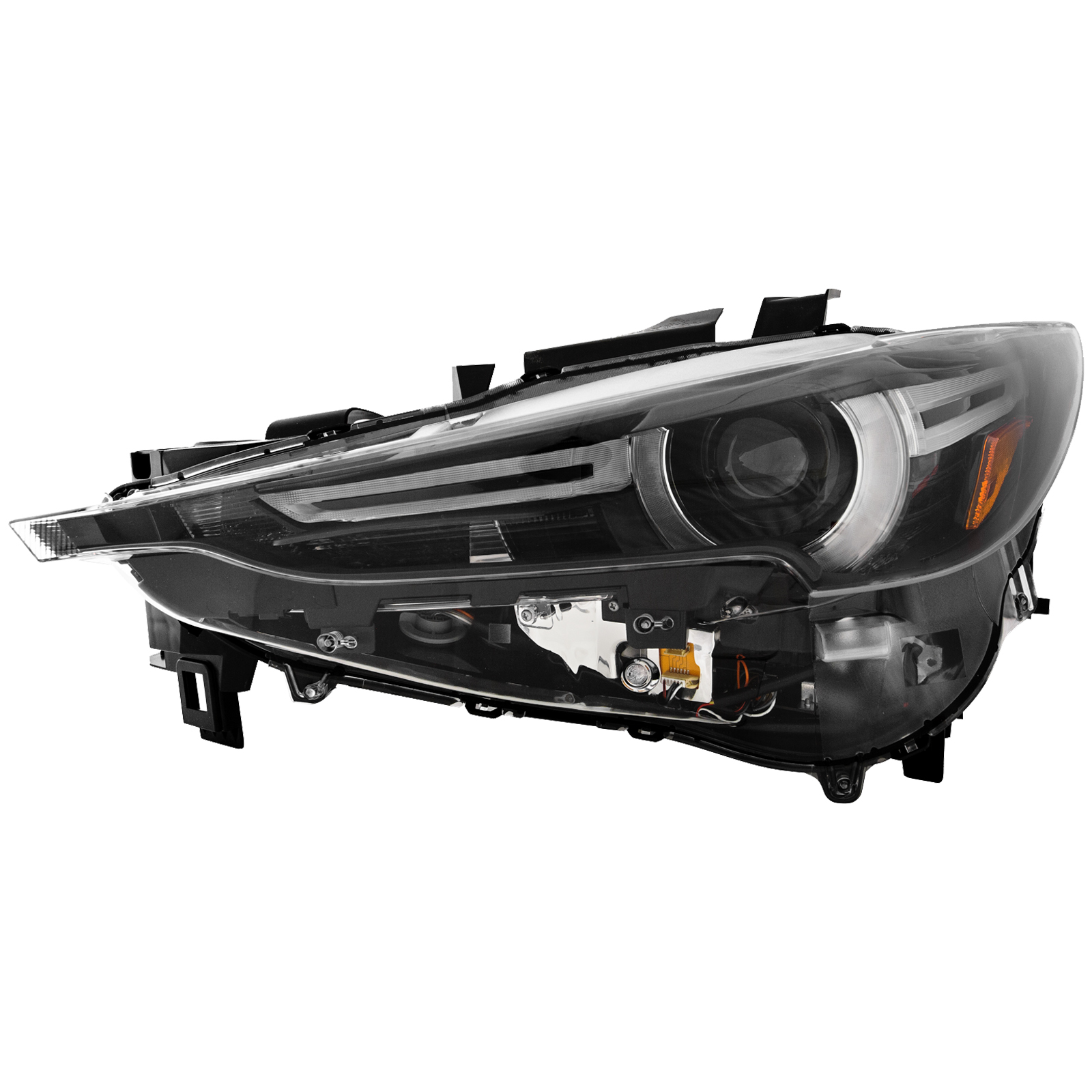 Left Driver Side Headlight For 17-20 Mazda CX-5; CAPA Certified