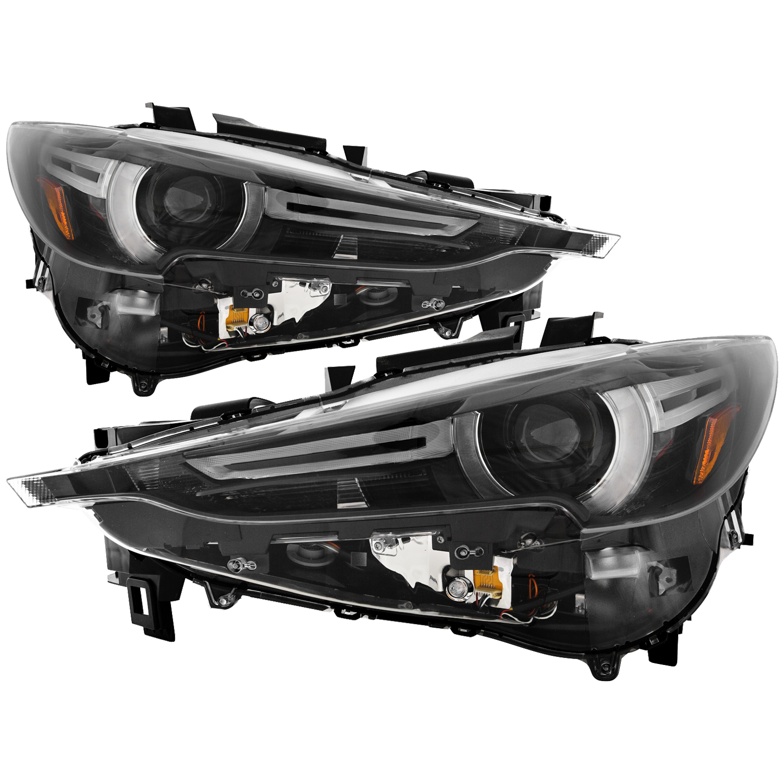 Headlight Set For 17-20 Mazda CX-5; CAPA Certified