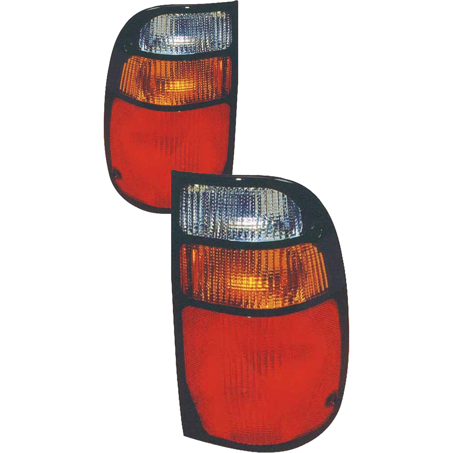 Tail Light Set For 94-97 Mazda B2300, 98-00 Mazda B2500, 94-00 Mazda B3000, 94-00 Mazda B4000; CAPA Certified