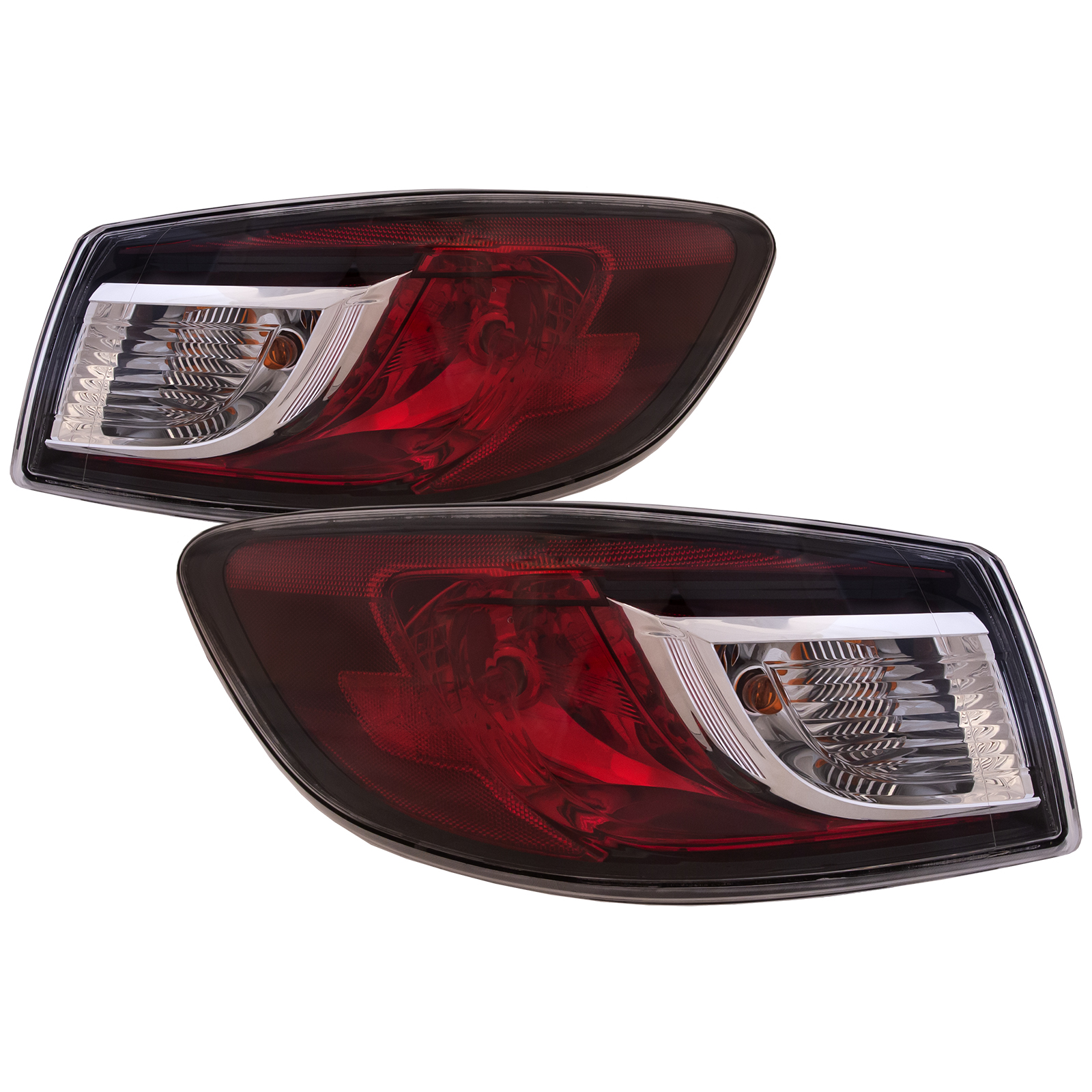 Tail Light Set For 10-13 Mazda 3; CAPA Certified