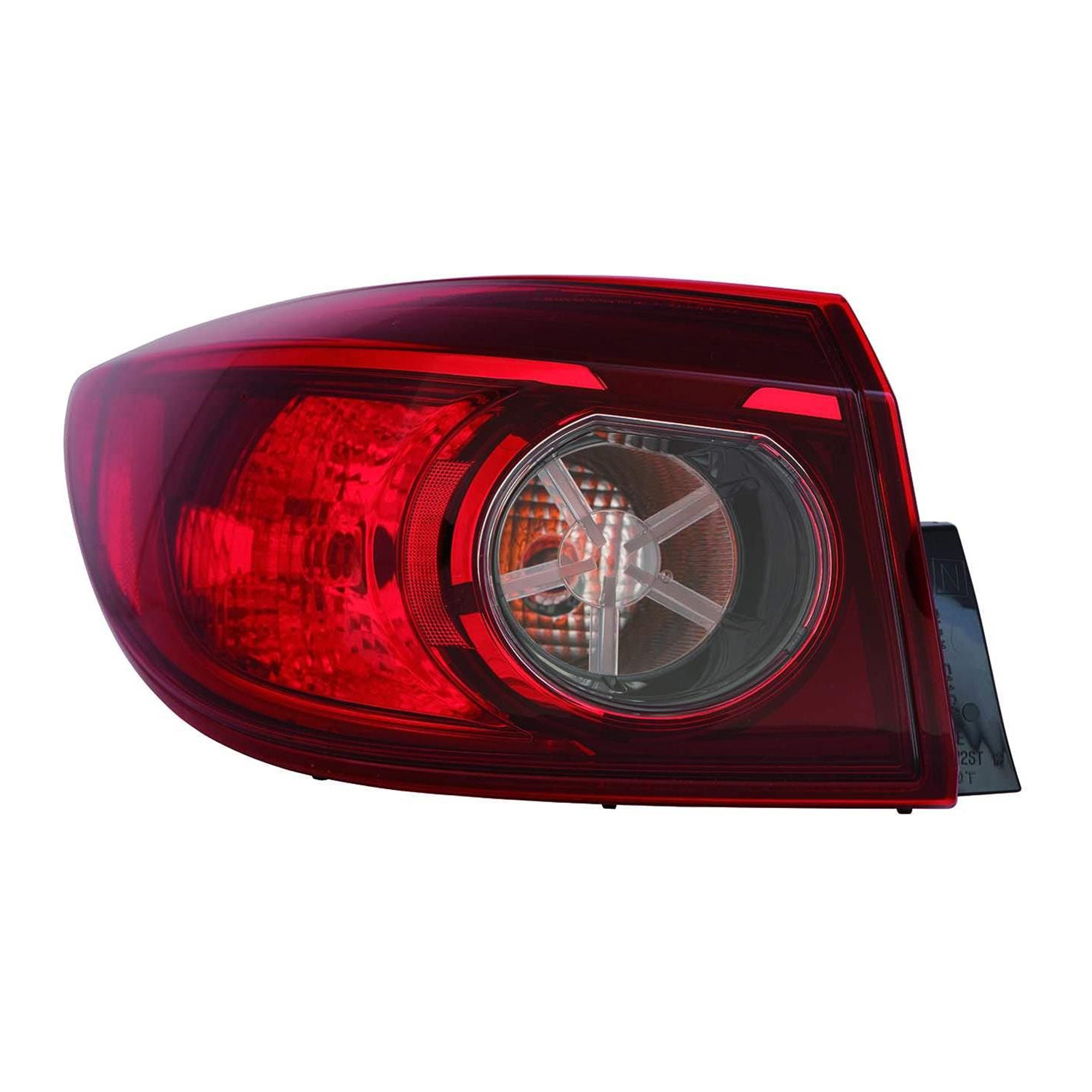 Left Driver Side Tail Light For 14-18 Mazda 3; CAPA Certified