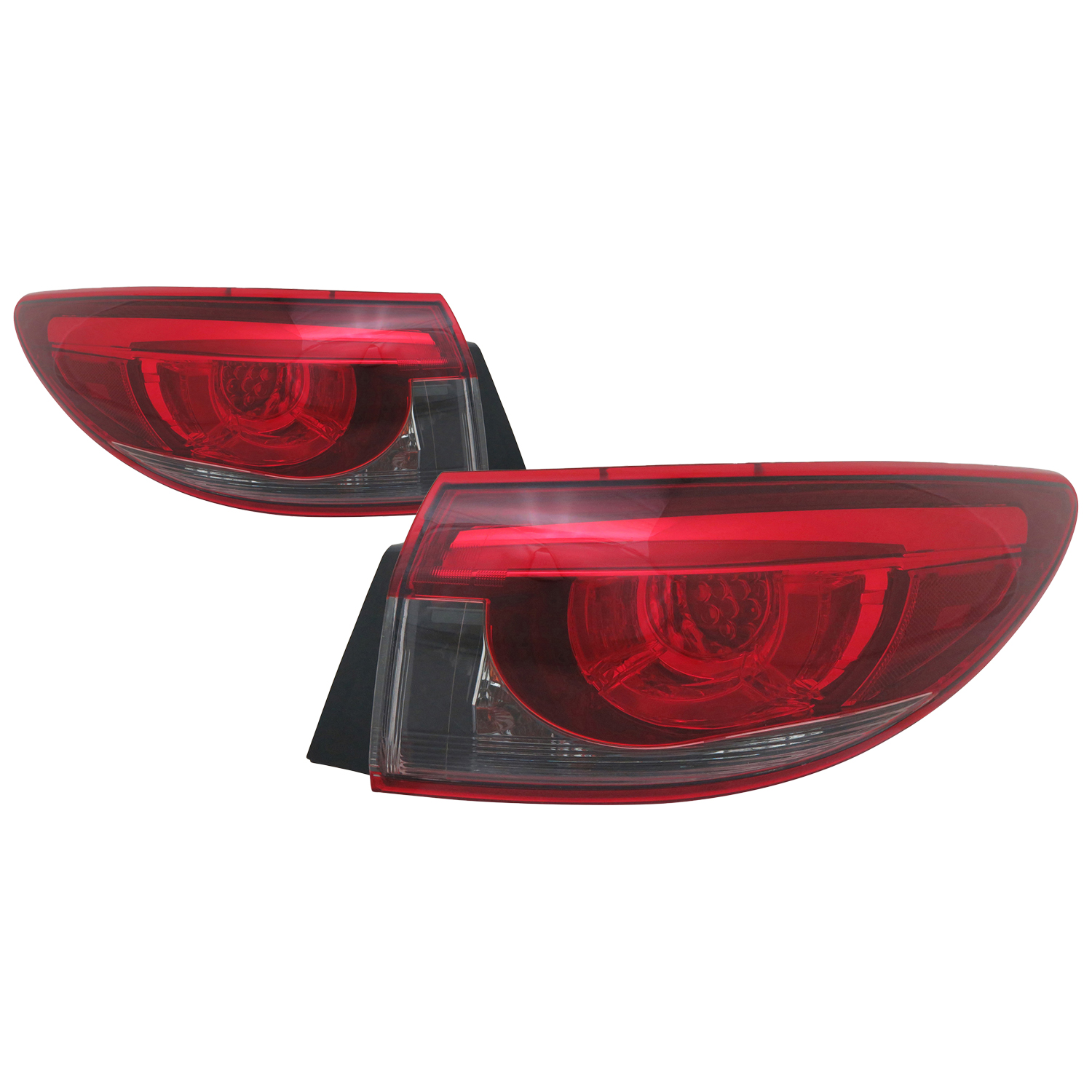 Tail Light Set For 16-17 Mazda 6; CAPA Certified