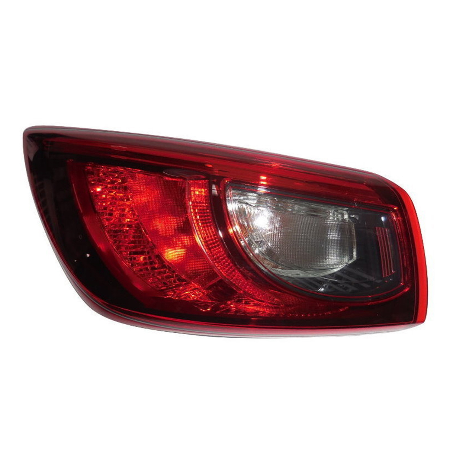 Left Driver Side Tail Light For 16-18 Mazda CX-3; CAPA Certified