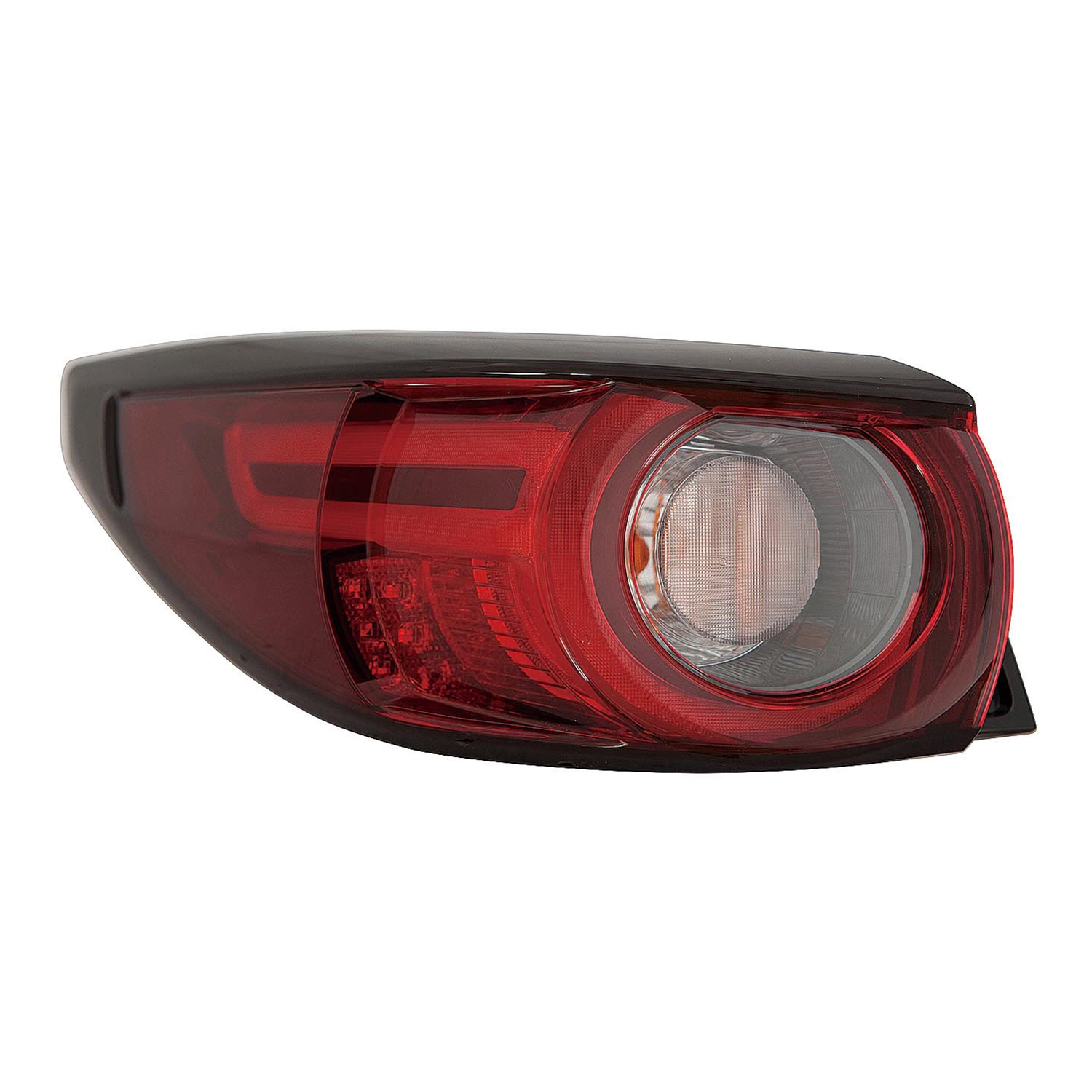 Left Driver Side Tail Light For 17-21 Mazda CX-5; CAPA Certified