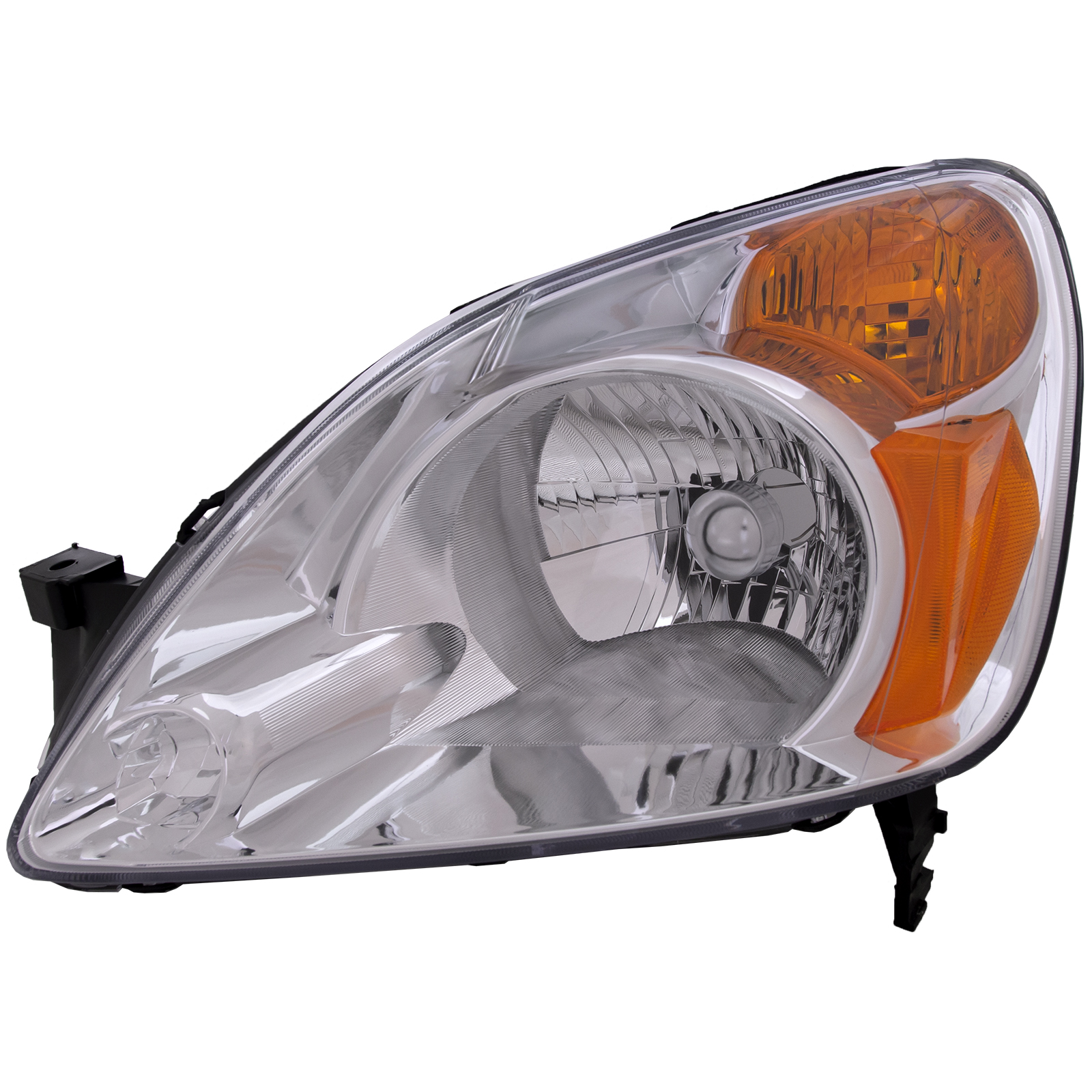Left Driver Side Headlight For 02-04 Honda CR-V; CAPA Certified