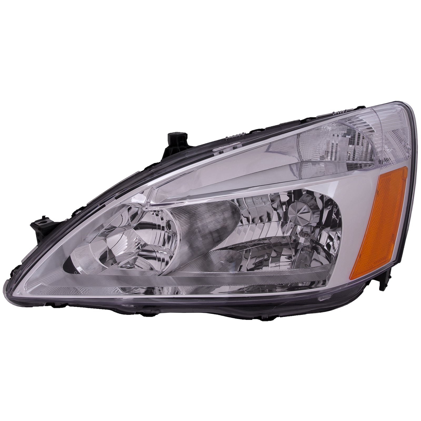 Left Driver Side Headlight For 03-07 Honda Accord; CAPA Certified