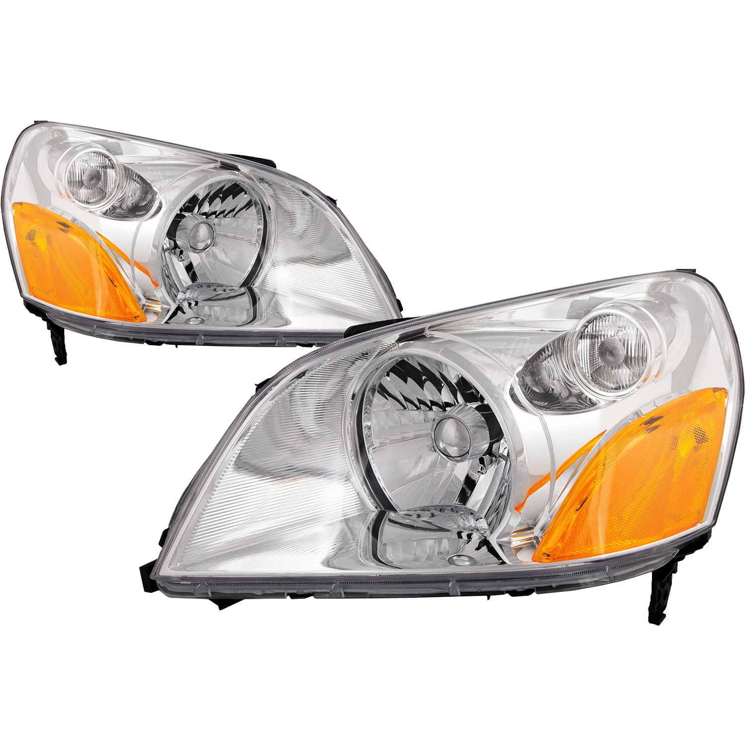 Headlight Set For 03-05 Honda Pilot; CAPA Certified