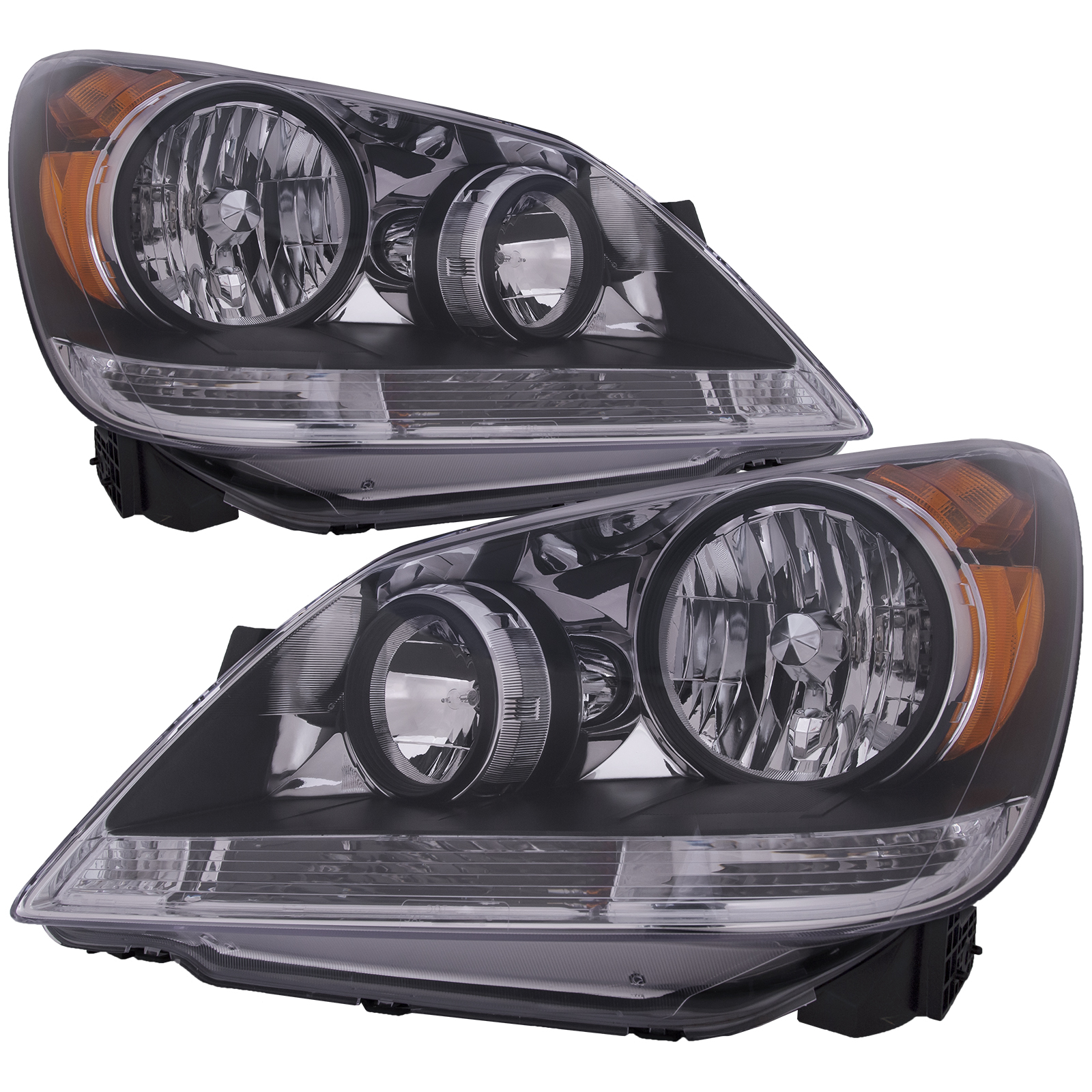 Headlight Set For 08-10 Honda Odyssey; CAPA Certified
