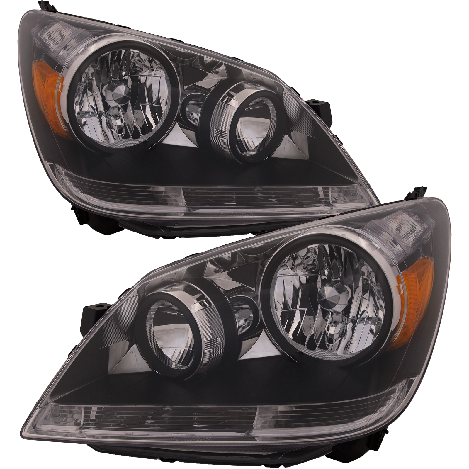 Headlight Set For 05-07 Honda Odyssey; CAPA Certified