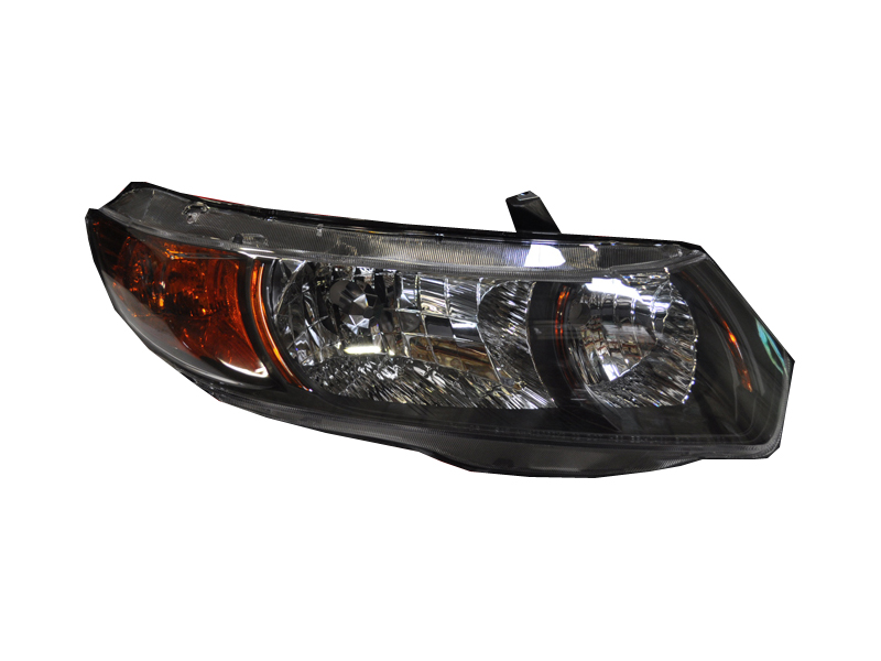 Right Passenger Side Headlight For 06-09 Honda Civic; CAPA Certified
