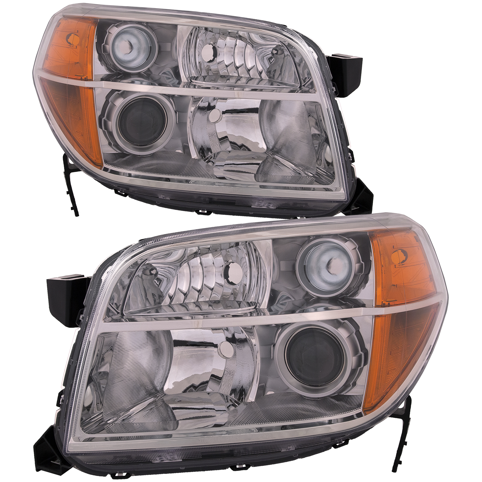 Headlight Set For 06-08 Honda Pilot; CAPA Certified