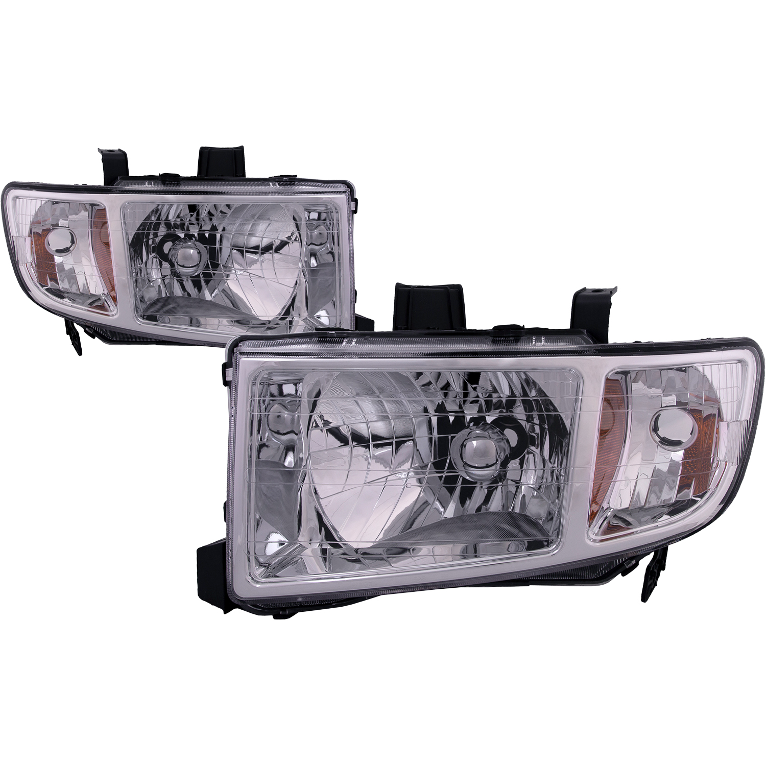 Headlight Set For 09-14 Honda Ridgeline; CAPA Certified