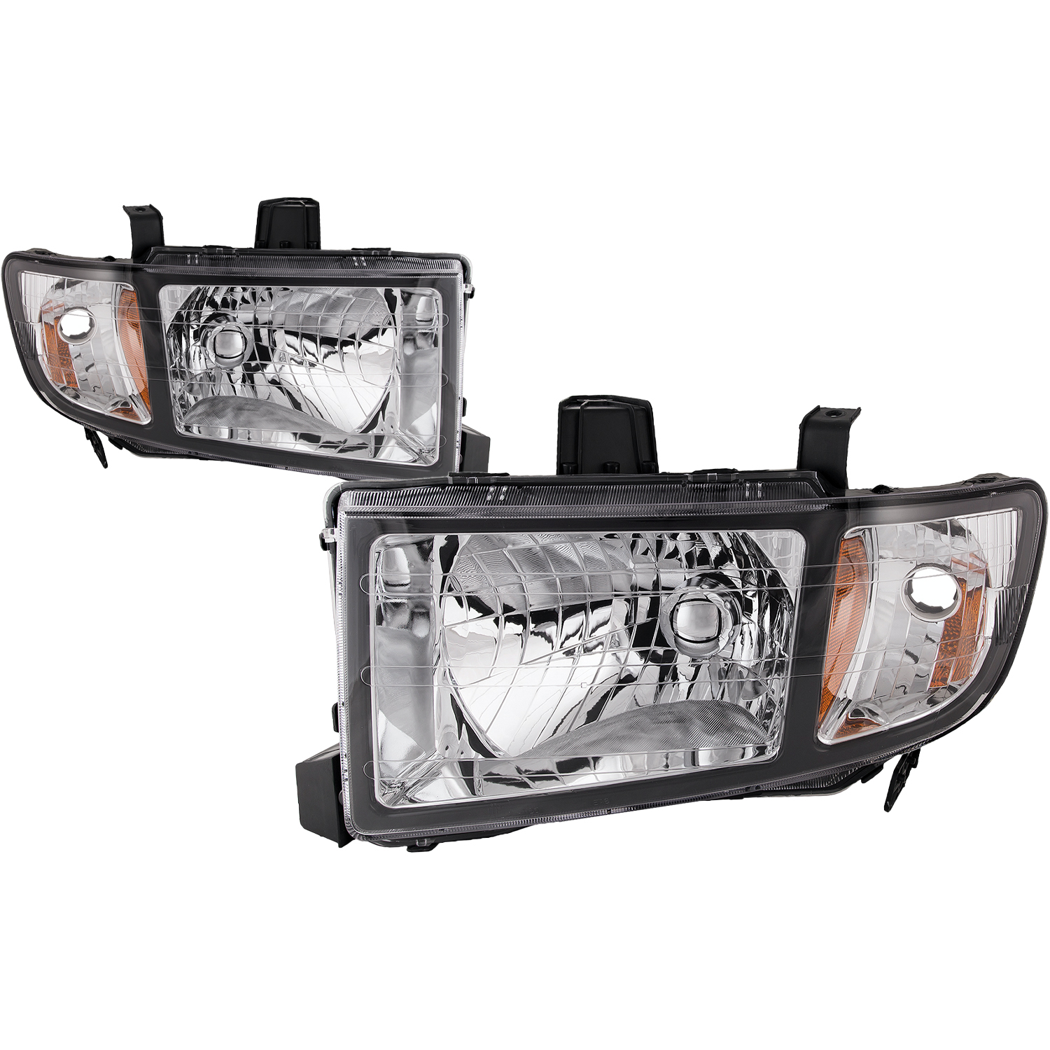 Headlight Set For 06-08 Honda Ridgeline; CAPA Certified