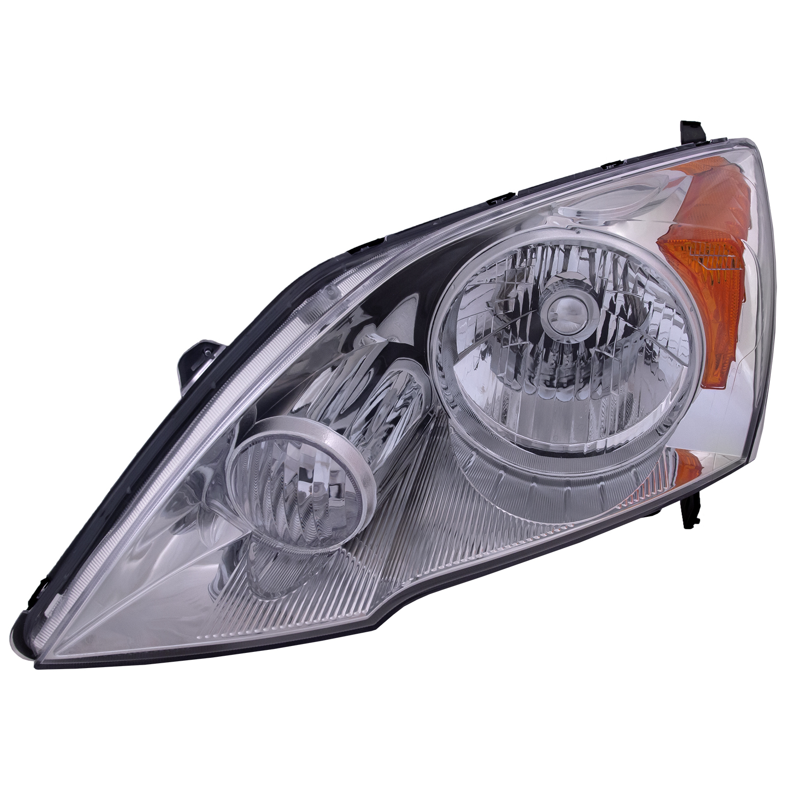 Left Driver Side Headlight For 07-11 Honda CR-V; CAPA Certified