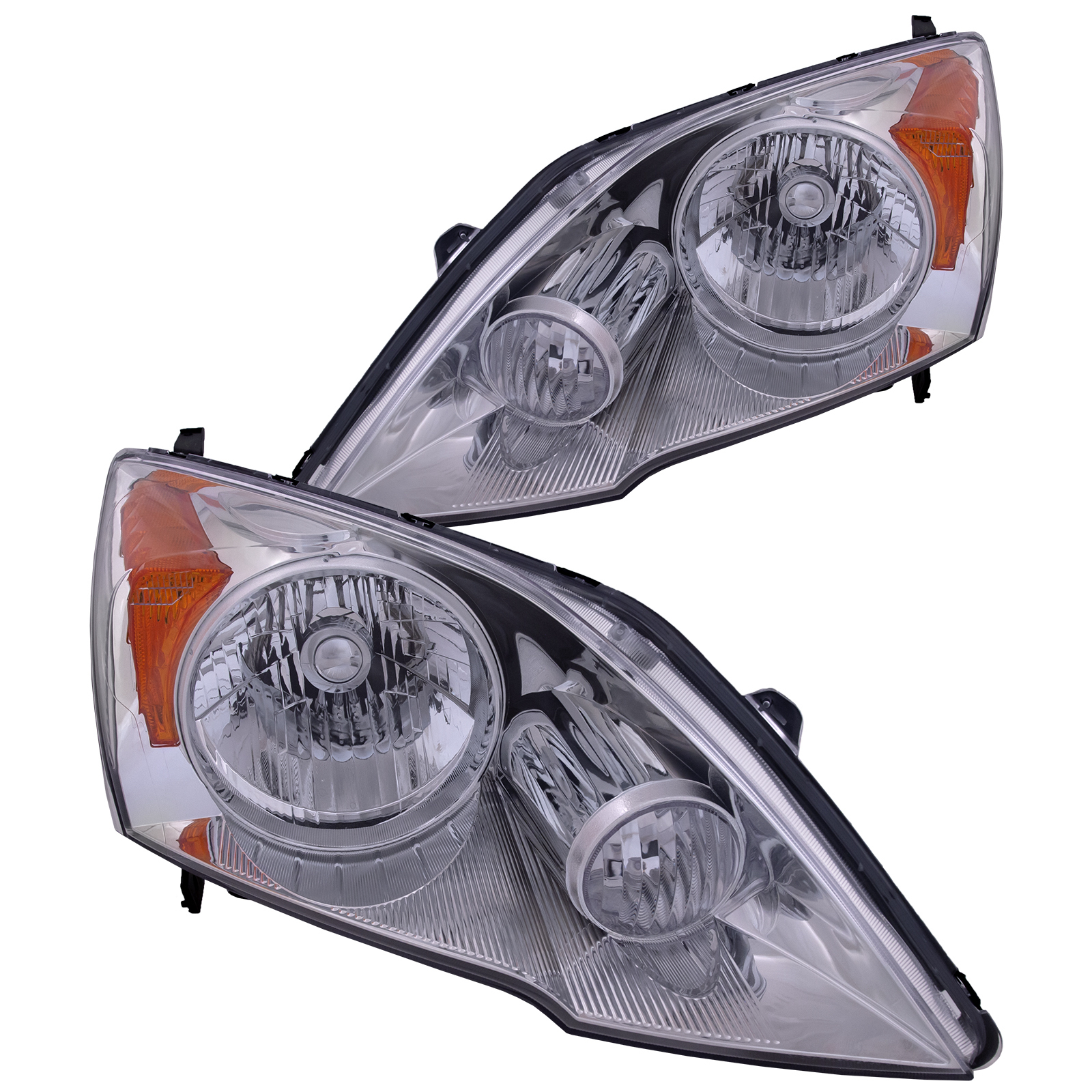 Headlight Set For 07-11 Honda CR-V; CAPA Certified