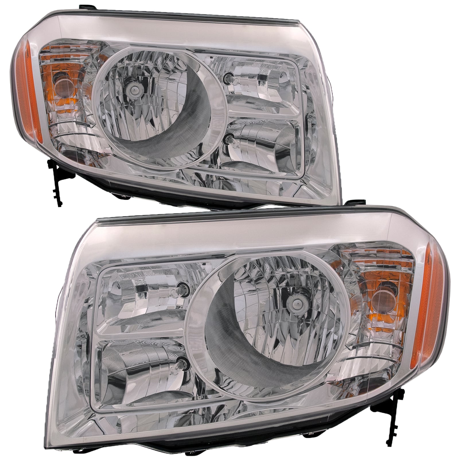 Headlight Set For 09-11 Honda Pilot; CAPA Certified