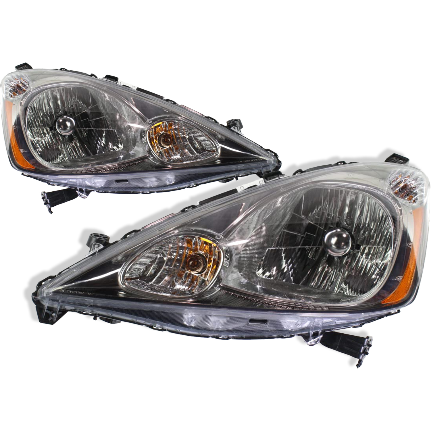 Headlight Set For 09-11 Honda Fit; CAPA Certified