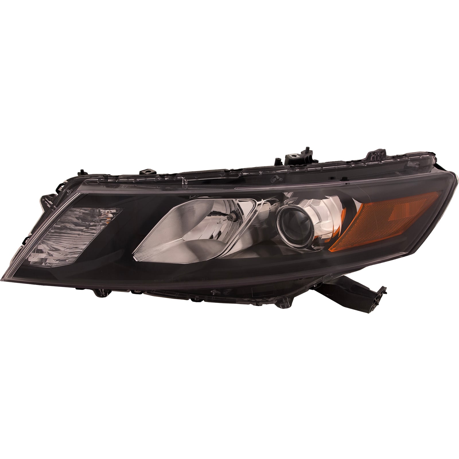 Left Driver Side Headlight For 10-11 Honda Accord Crosstour, 12 Honda Crosstour; CAPA Certified