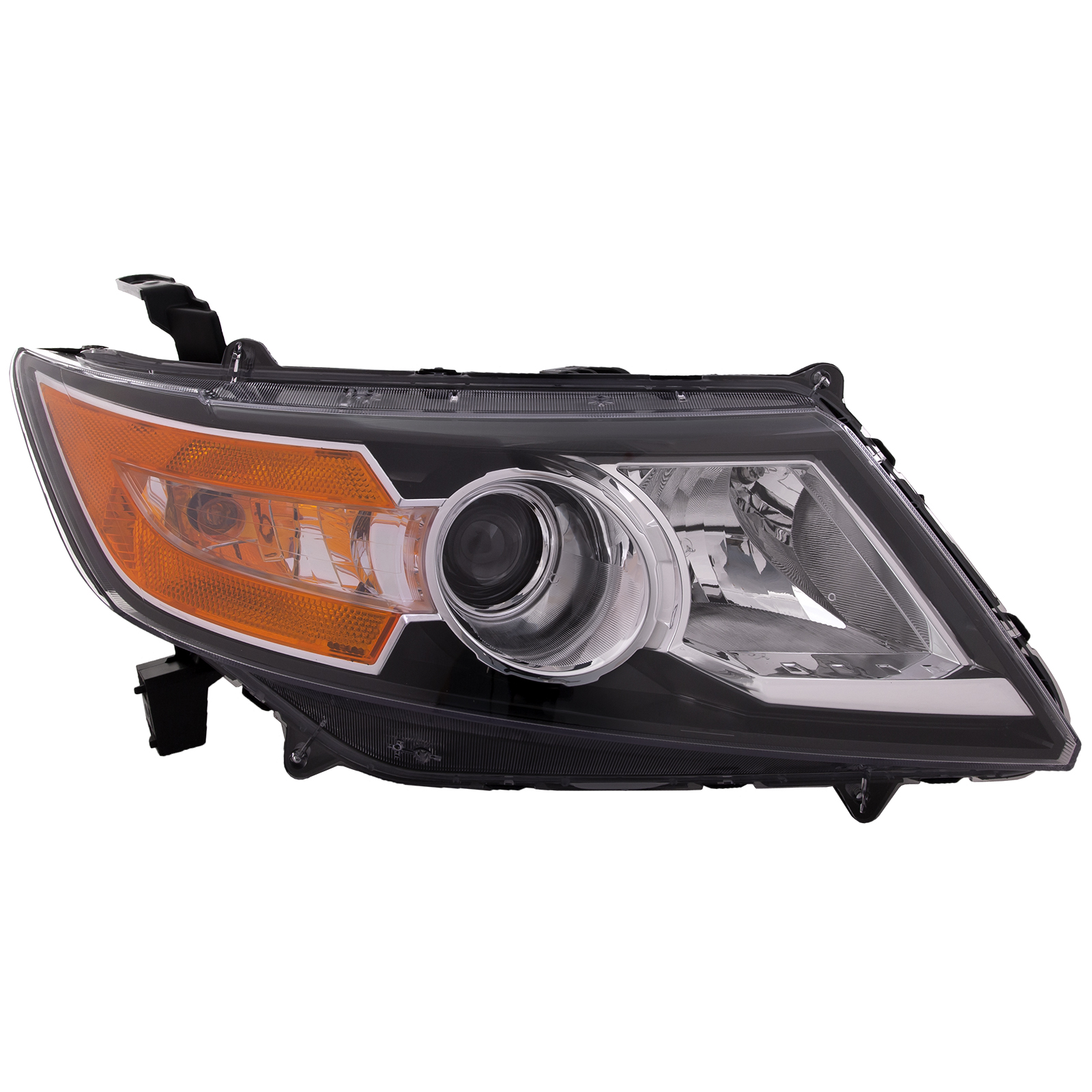 Right Passenger Side Headlight For 14-17 Honda Odyssey; CAPA Certified