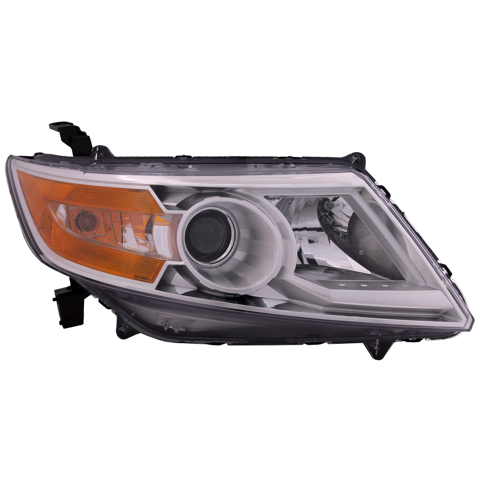 Right Passenger Side Headlight For 11-13 Honda Odyssey; CAPA Certified