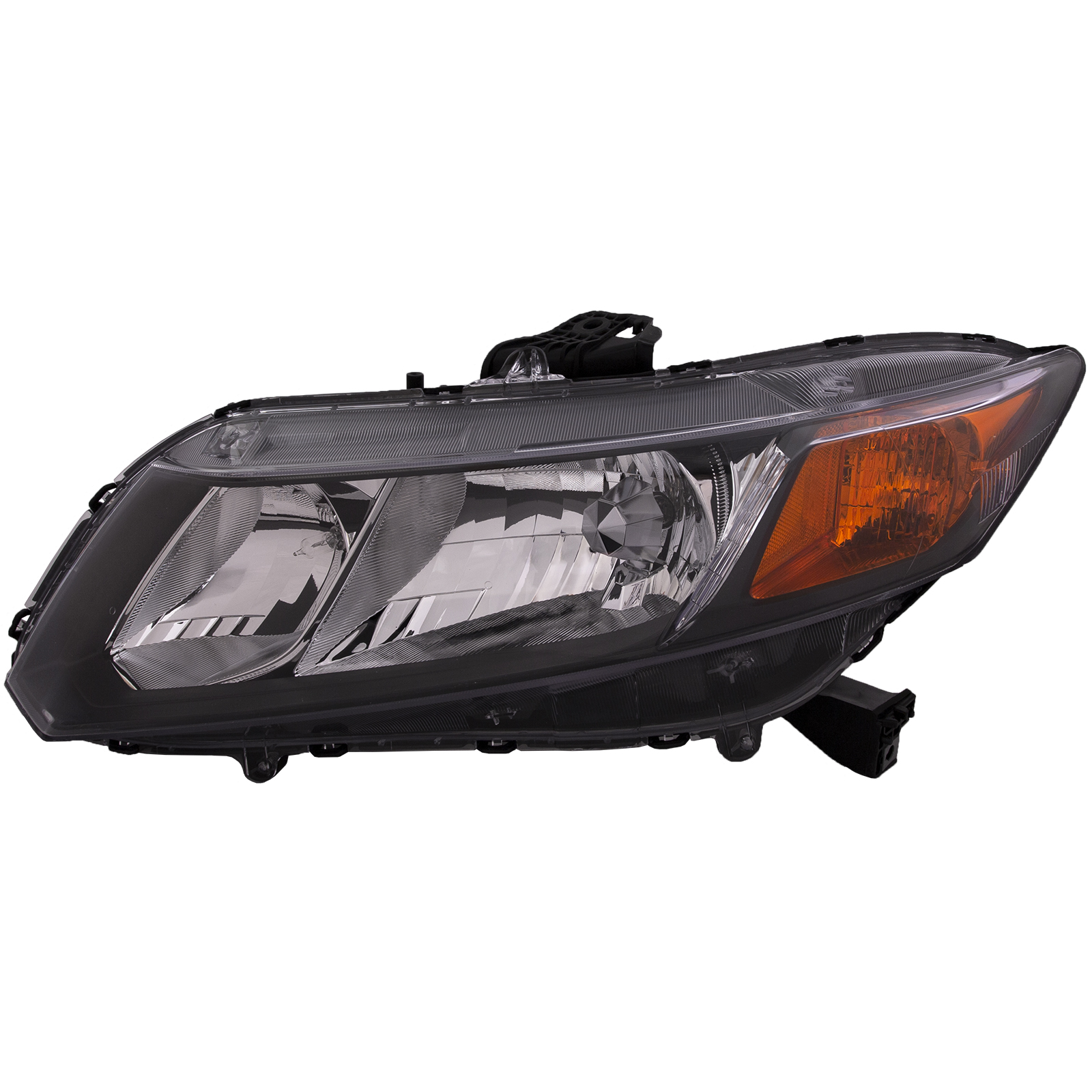 Left Driver Side Headlight For 12 Honda Civic; CAPA Certified