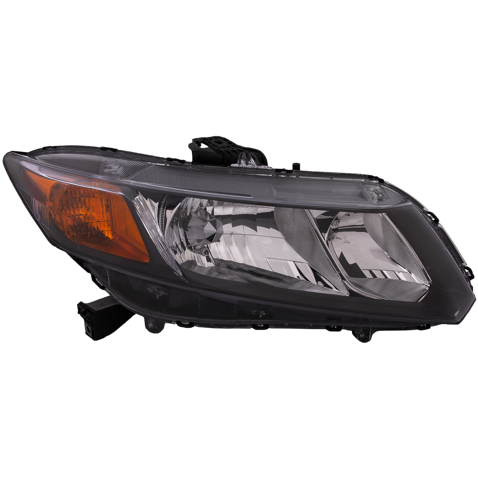 Right Passenger Side Headlight For 12 Honda Civic; CAPA Certified