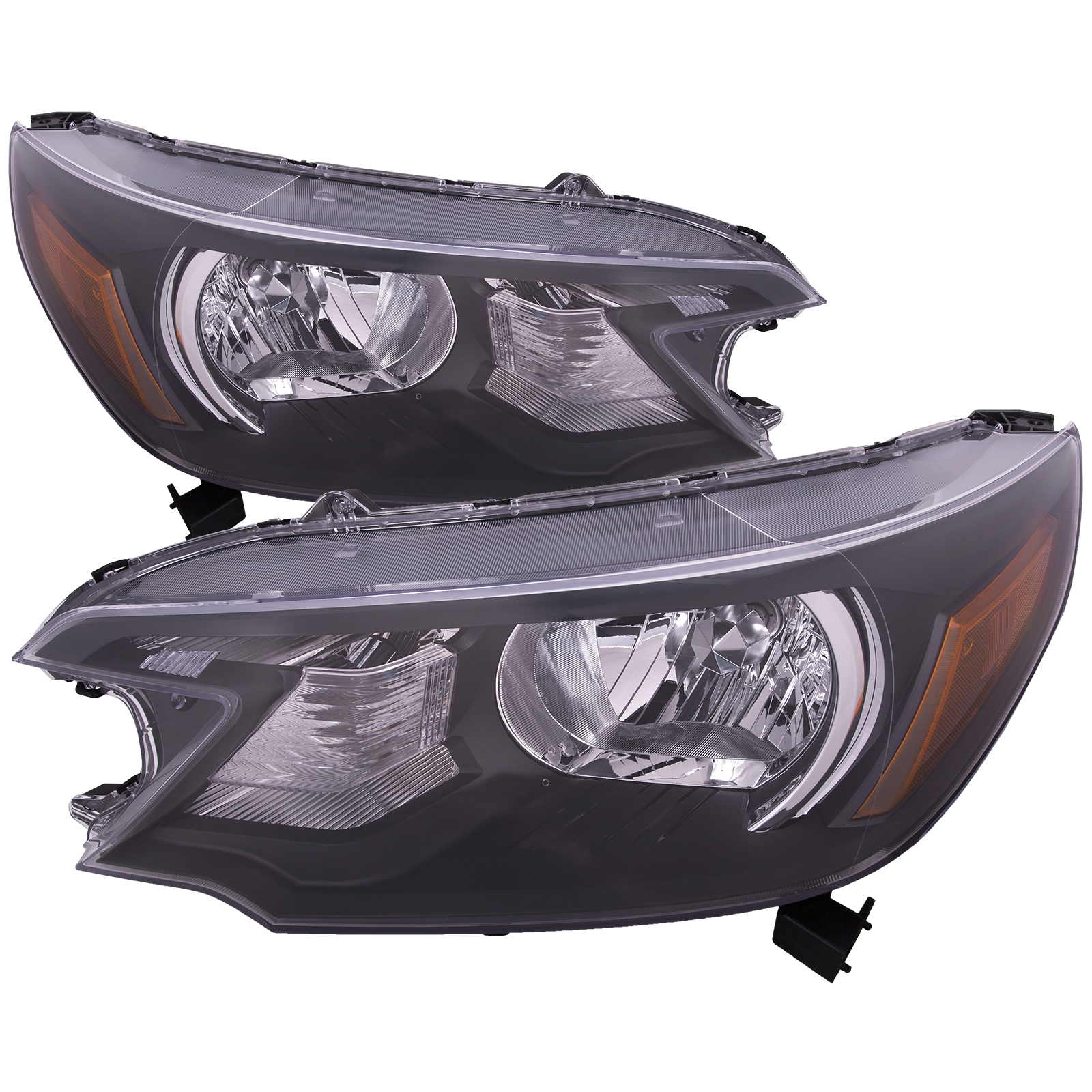 Headlight Set For 12-14 Honda CR-V; CAPA Certified