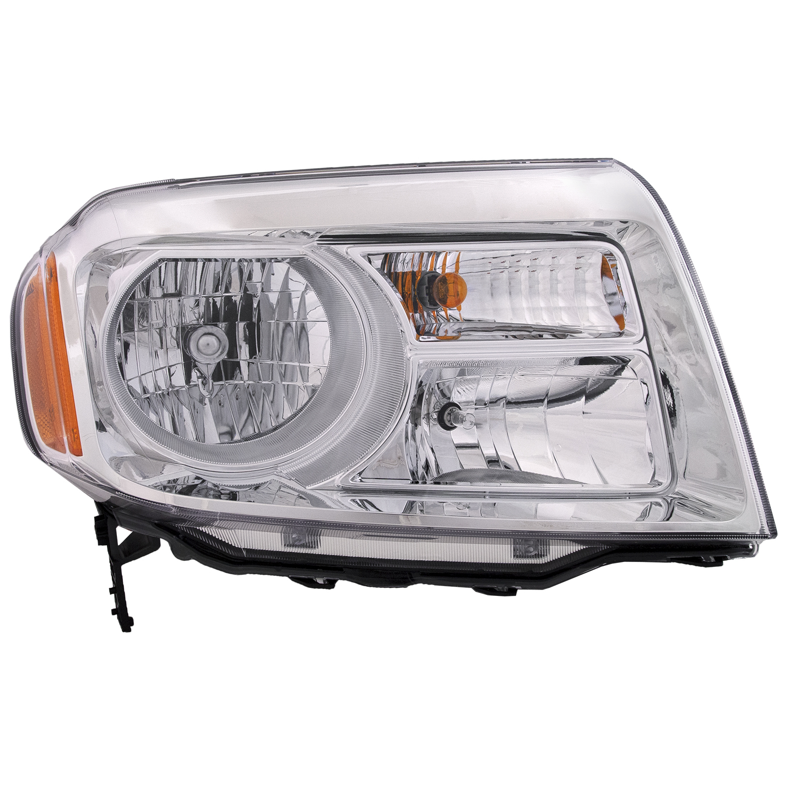 Right Passenger Side Headlight For 12-15 Honda Pilot; CAPA Certified