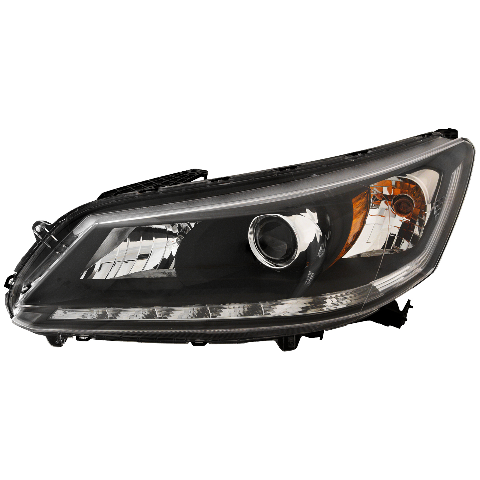 Left Driver Side Headlight For 13-15 Honda Accord; CAPA Certified