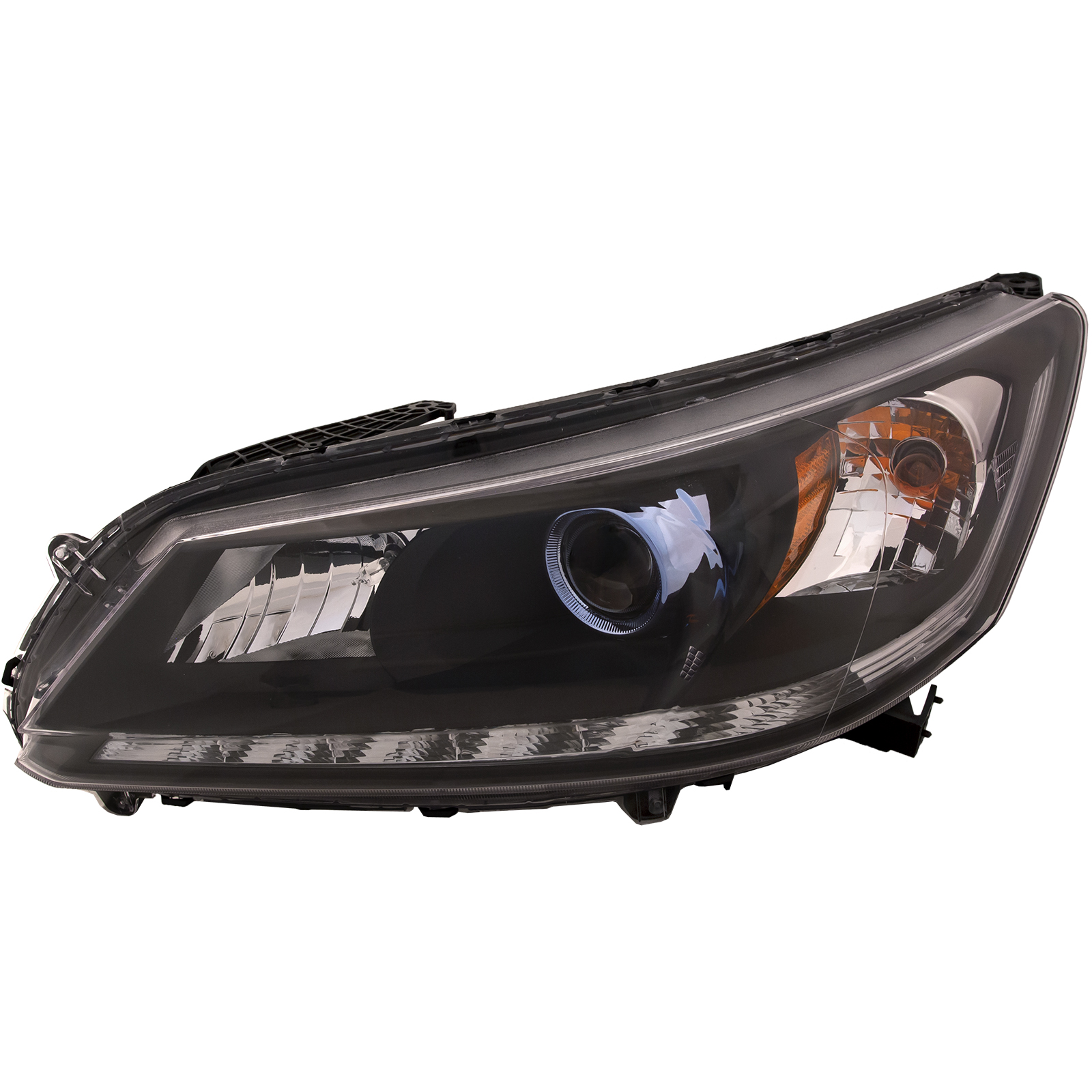 Left Driver Side Headlight For 14-15 Honda Accord; CAPA Certified
