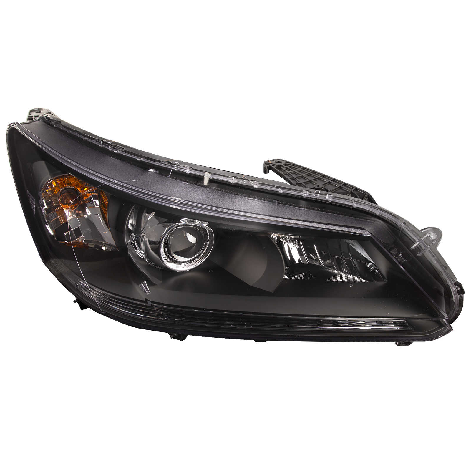 Right Passenger Side Headlight For 13-15 Honda Accord; CAPA Certified
