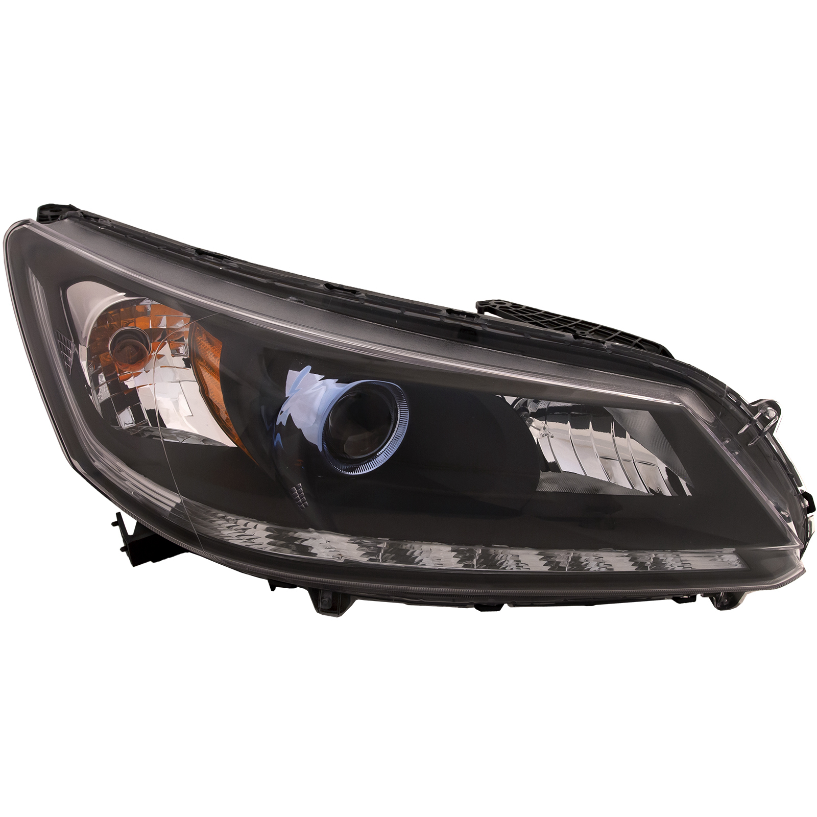 Right Passenger Side Headlight For 14-15 Honda Accord; CAPA Certified