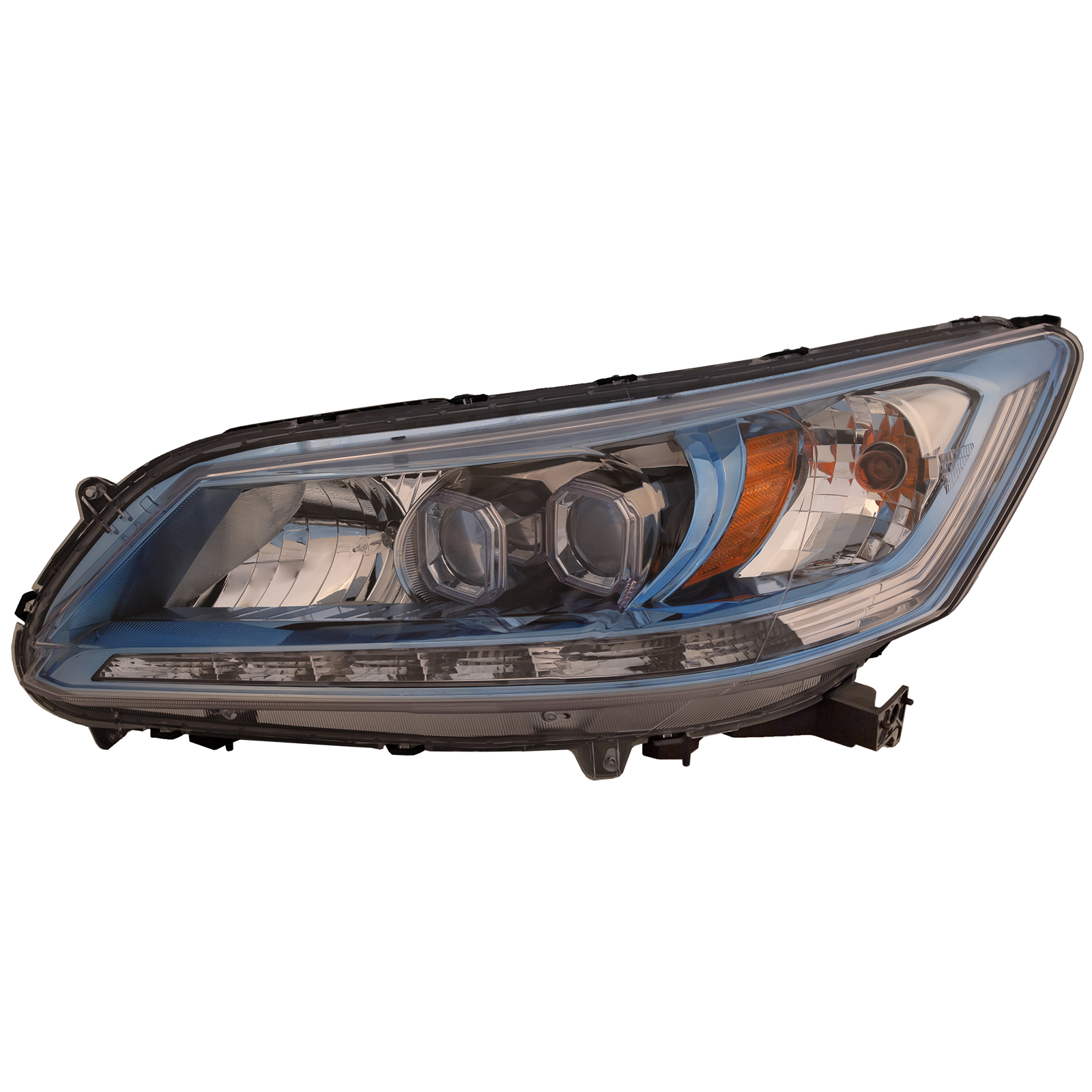 Left Driver Side Headlight For 14-15 Honda Accord; CAPA Certified