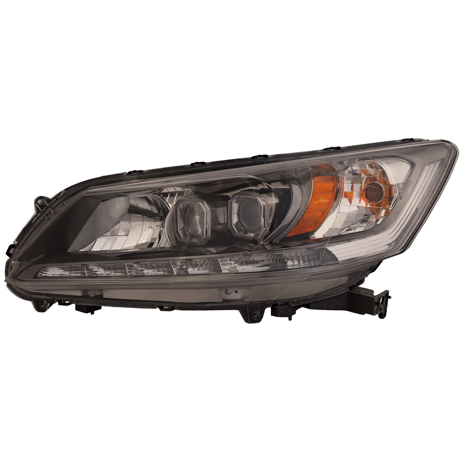 Left Driver Side Headlight For 13-15 Honda Accord; CAPA Certified