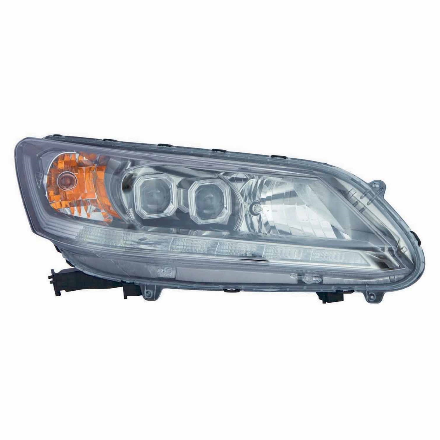 Right Passenger Side Headlight For 13-15 Honda Accord; CAPA Certified