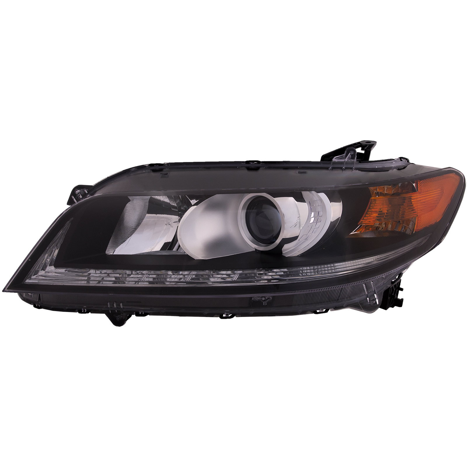 Left Driver Side Headlight For 13-15 Honda Accord; CAPA Certified