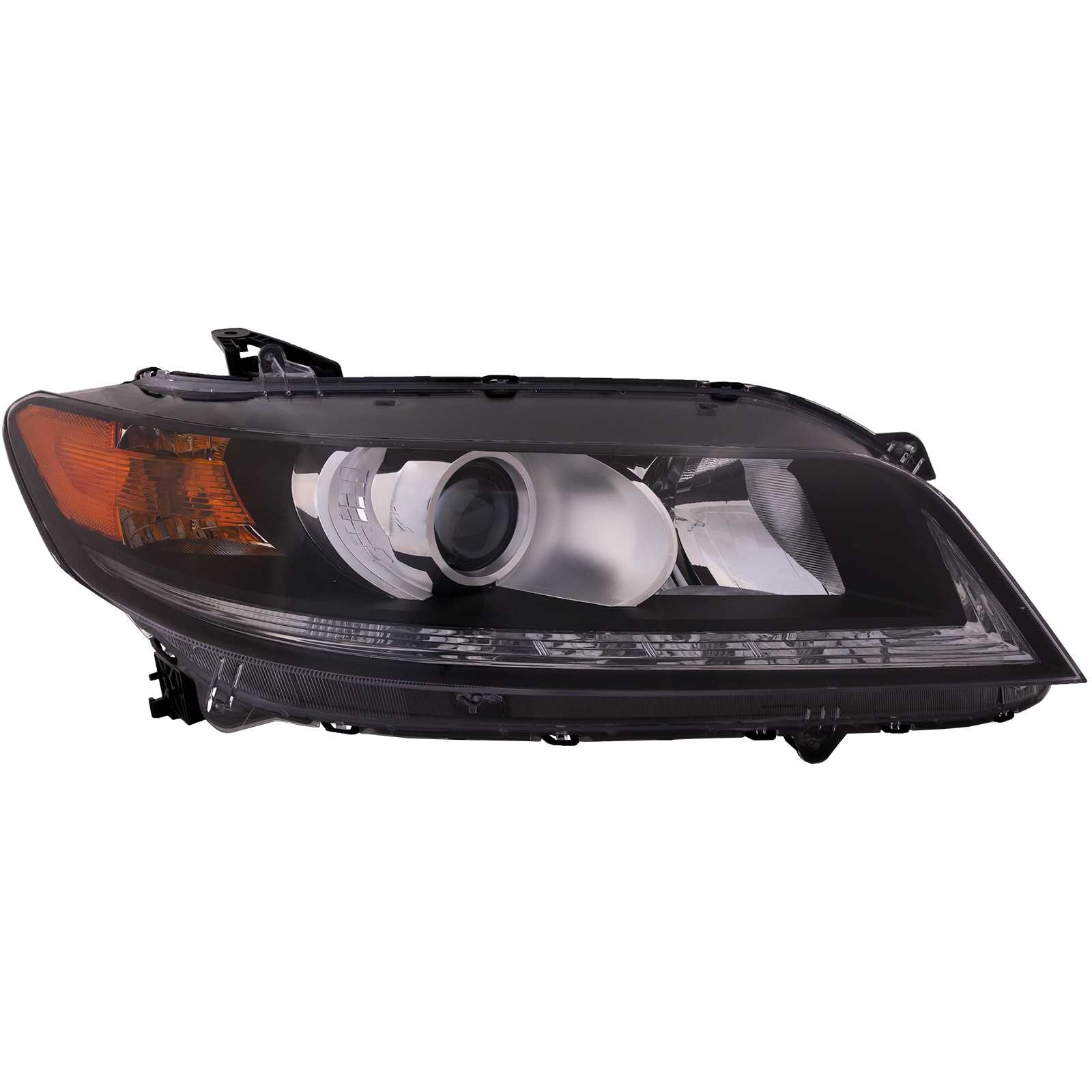Right Passenger Side Headlight For 13-15 Honda Accord; CAPA Certified