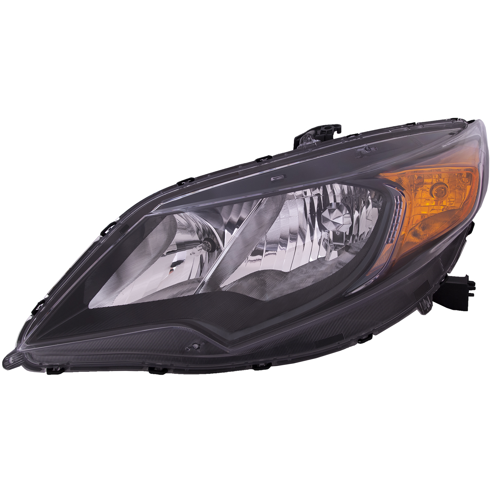 Left Driver Side Headlight For 14-15 Honda Civic; CAPA Certified