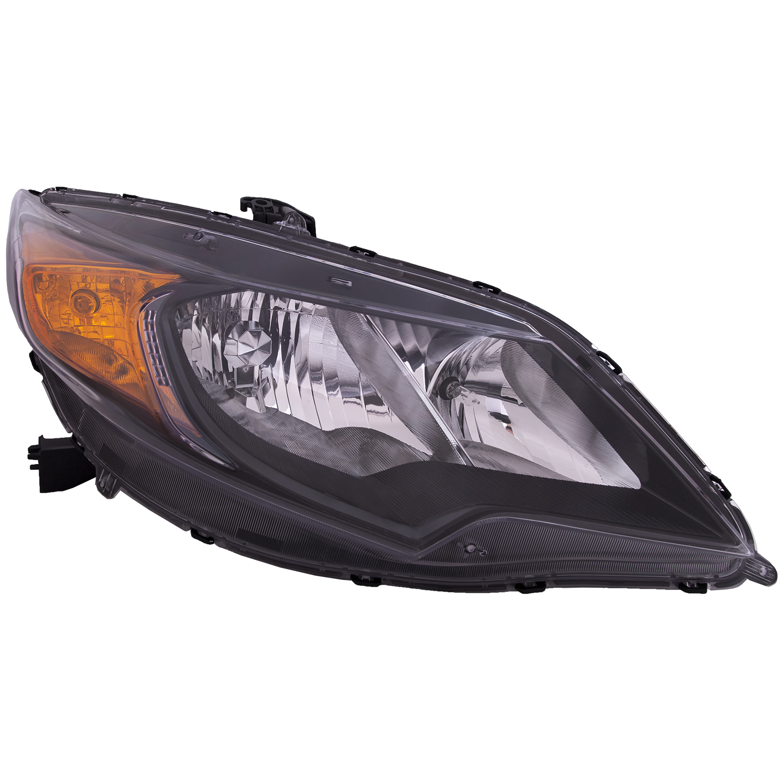 Right Passenger Side Headlight For 14-15 Honda Civic; CAPA Certified